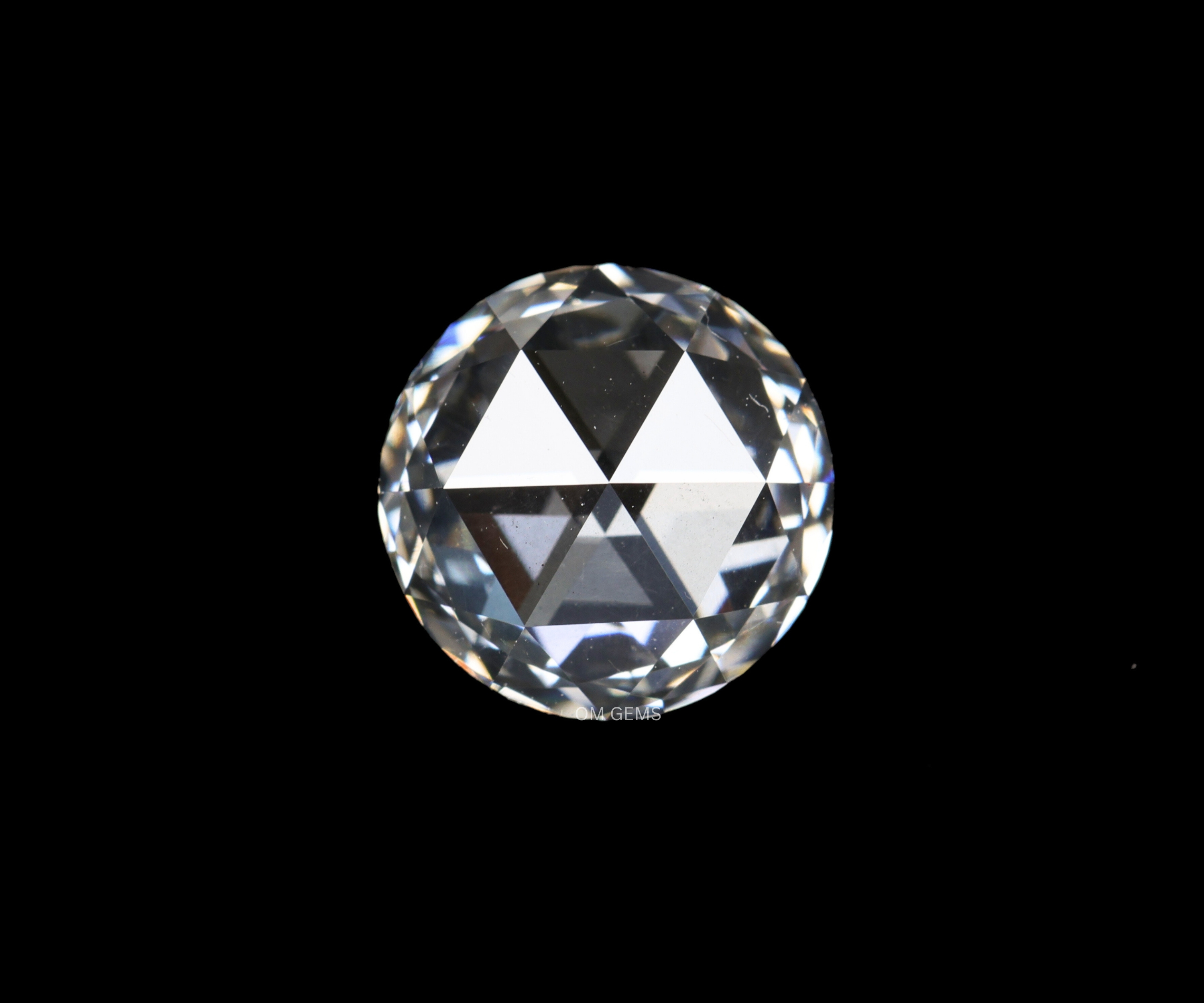 1.50 CT Round Rose Cut Lab Grown Diamond