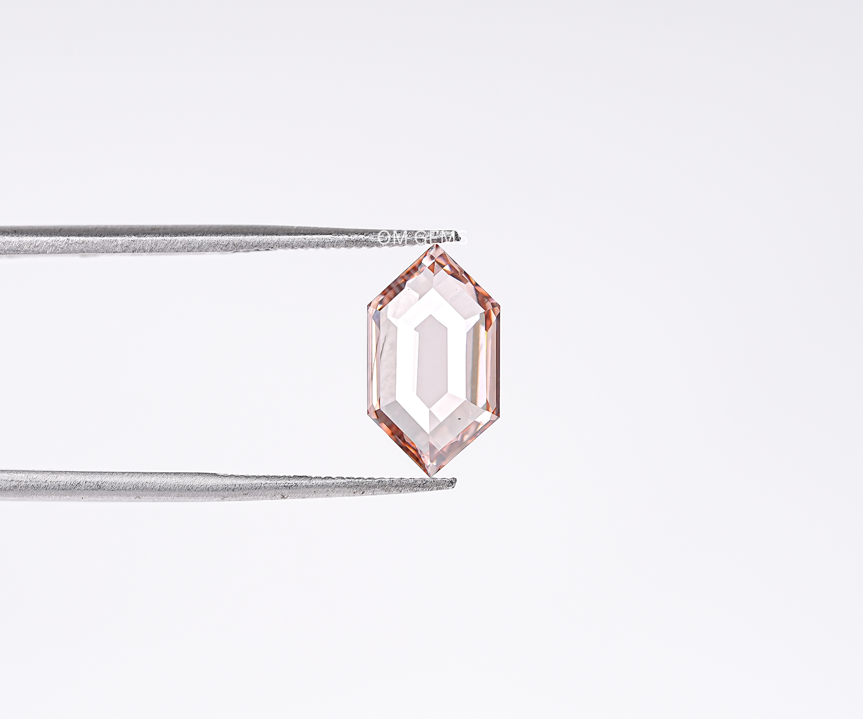 1.81 CT Champagne Hexagon Portrait Cut Lab Grown Diamond