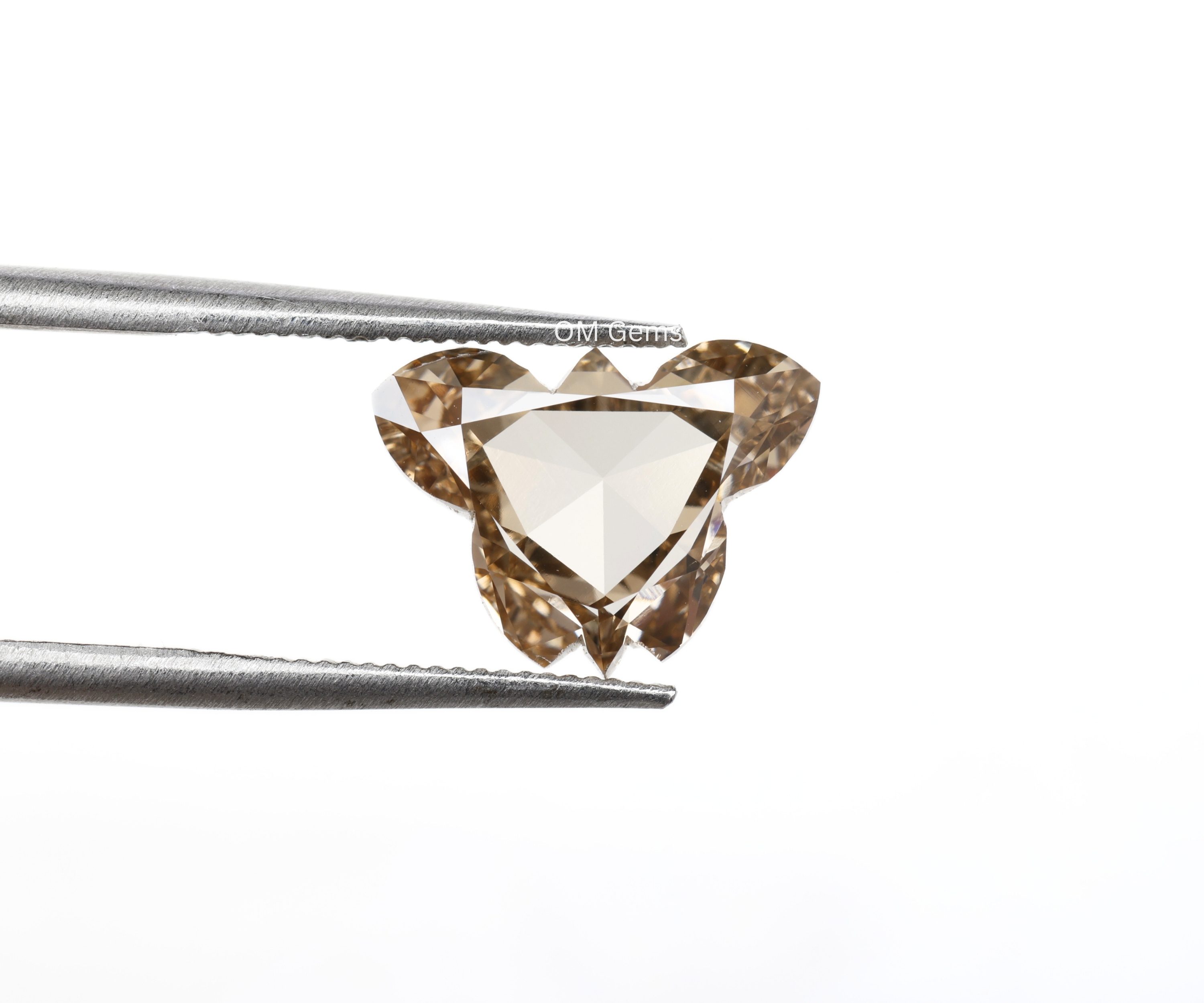 Champagne Butterfly Shape Lab Diamond