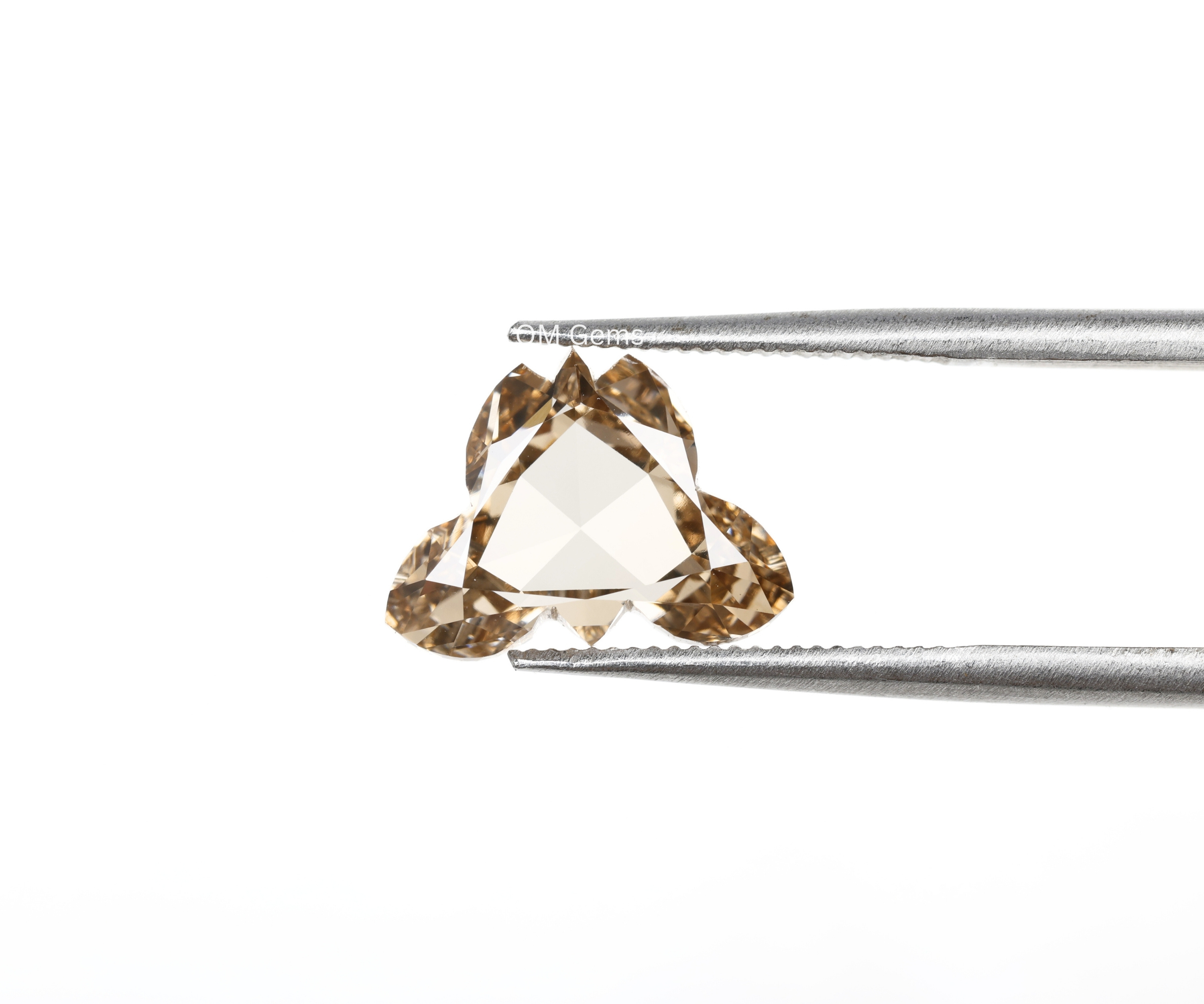 Champagne Butterfly Shape Lab Diamond