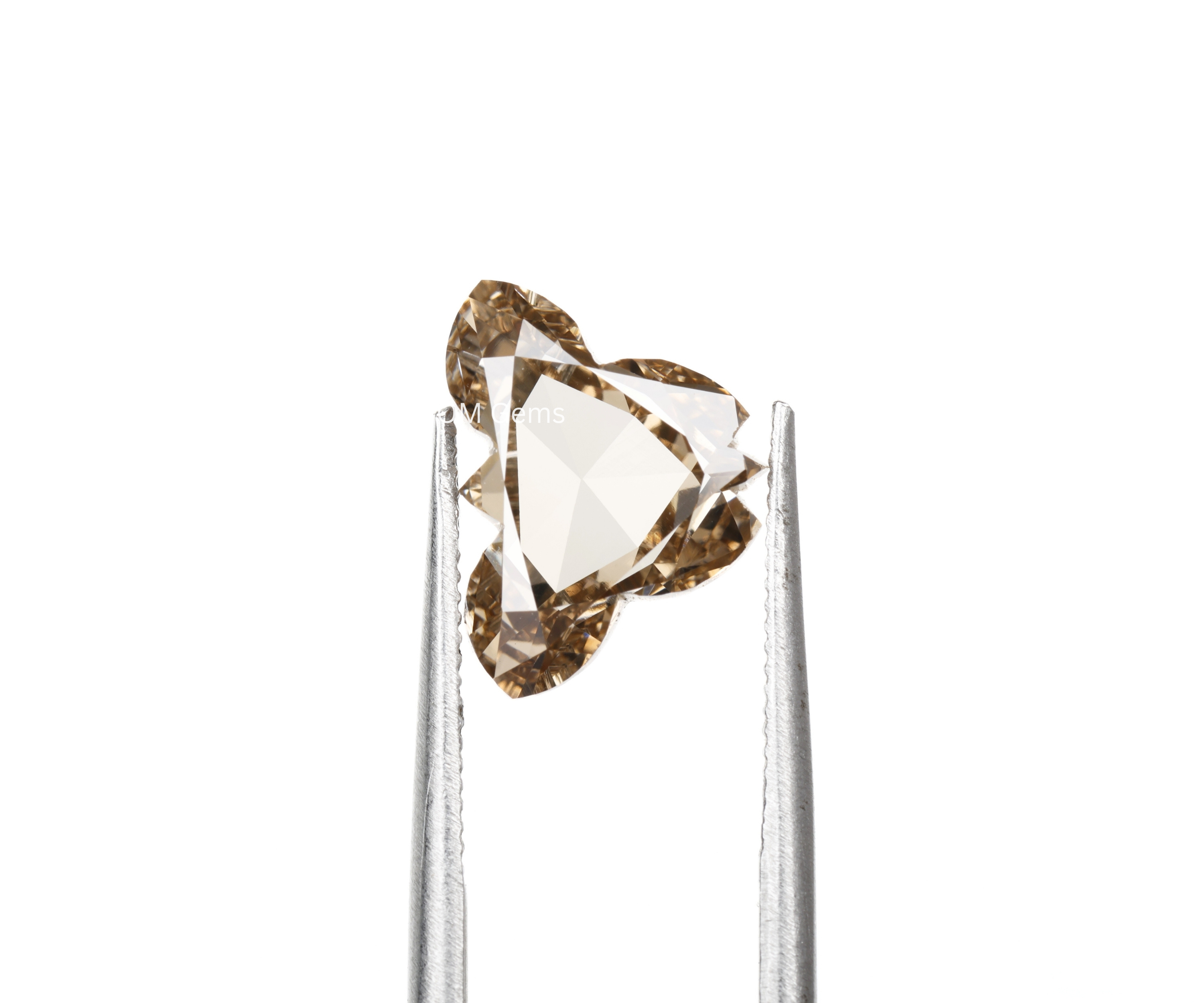 Champagne Butterfly Shape Lab Diamond