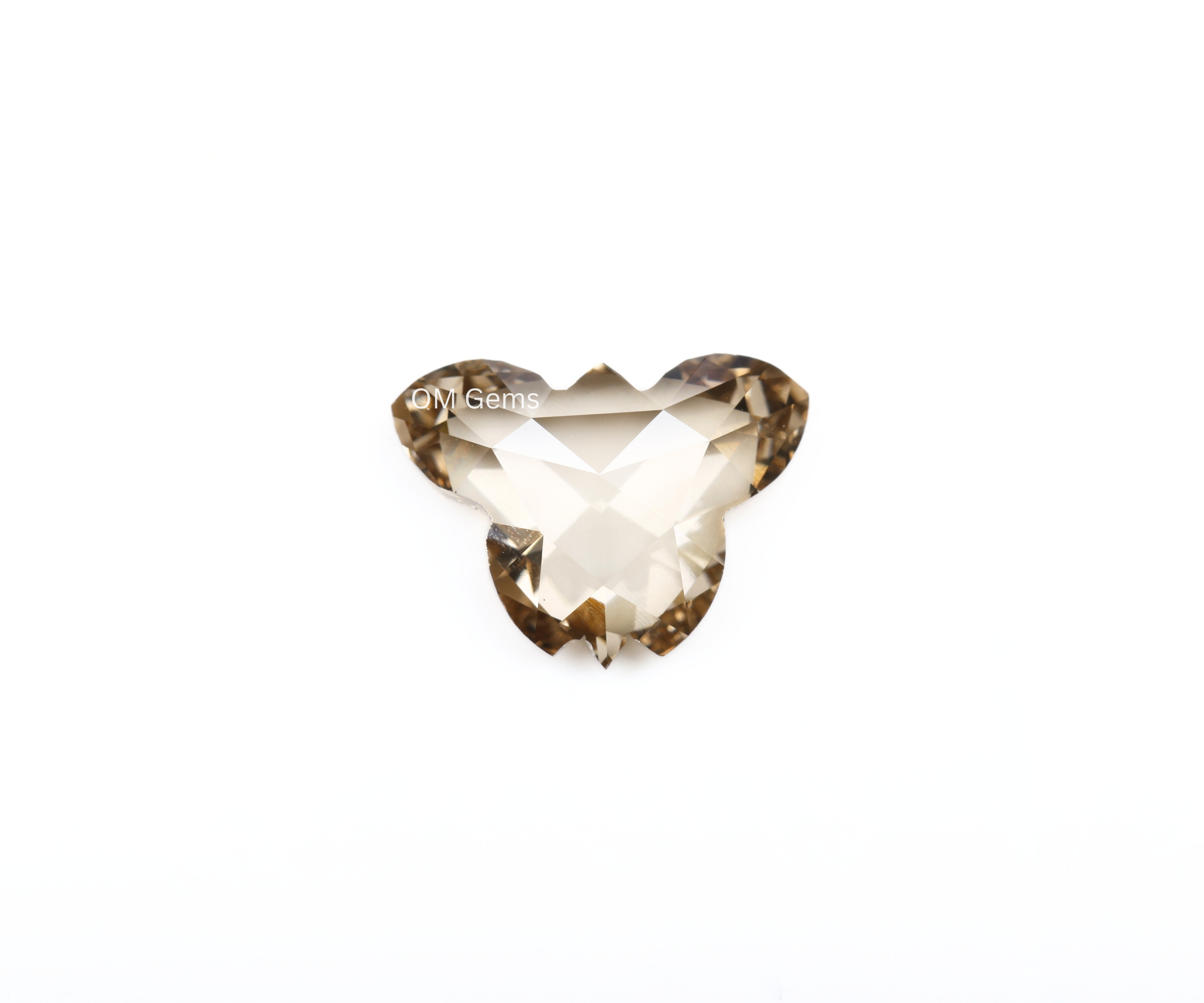 Champagne Butterfly Shape Lab Diamond