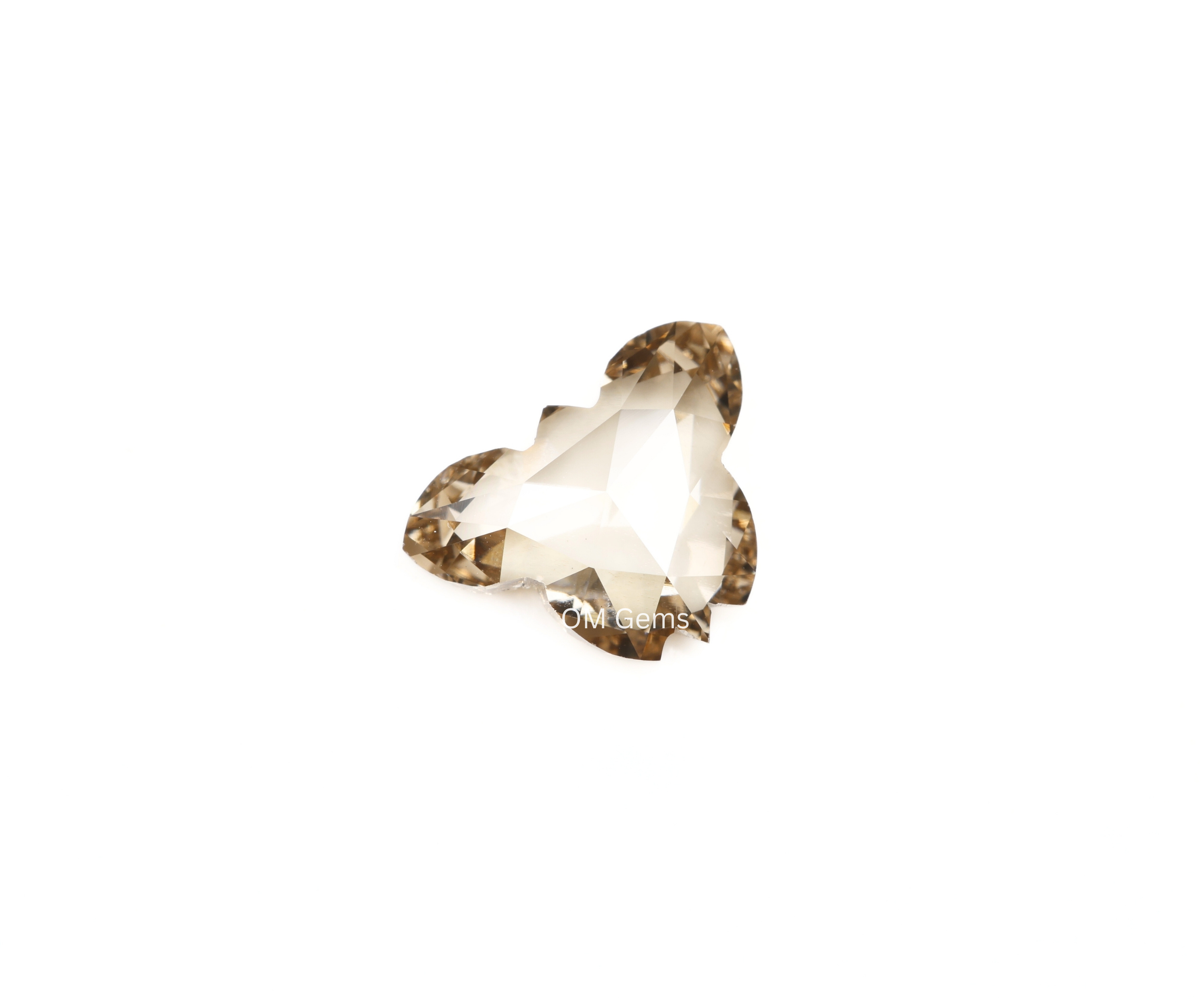 Champagne Butterfly Shape Lab Diamond