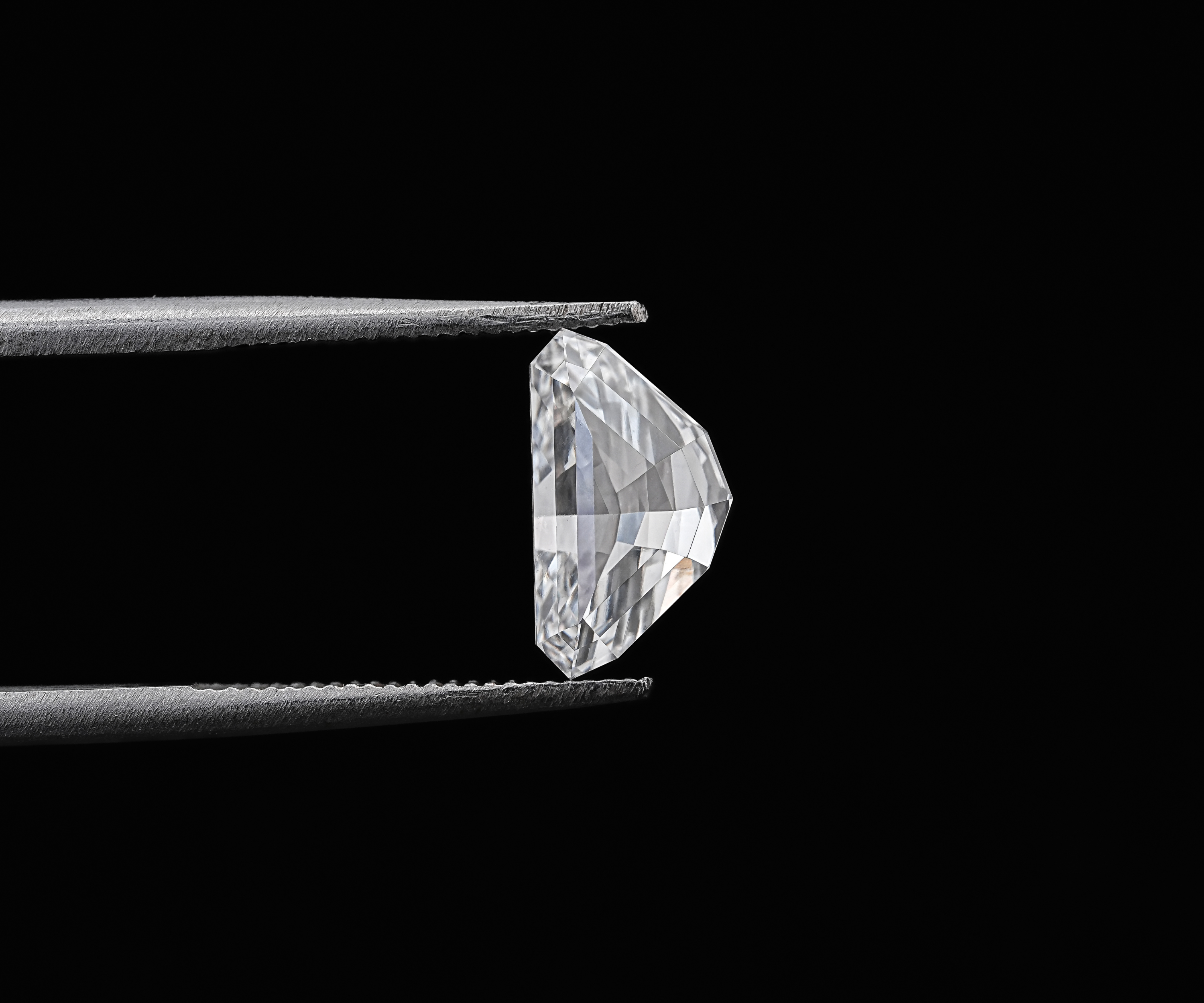 Matching Pair Of Step Cut Trillion Lab Grown Diamond 