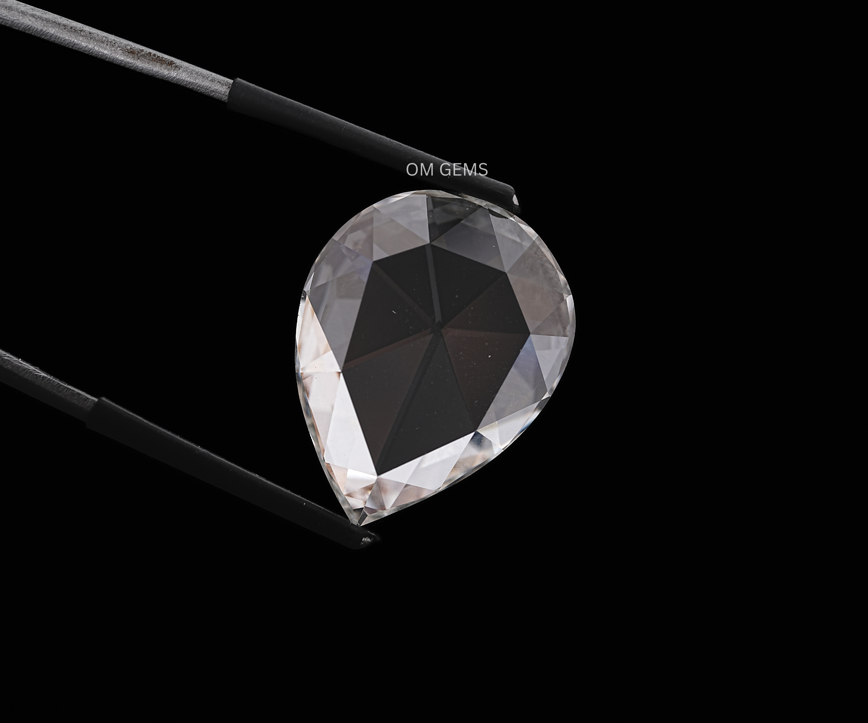 Pear Rose Cut Lab Grown Diamond