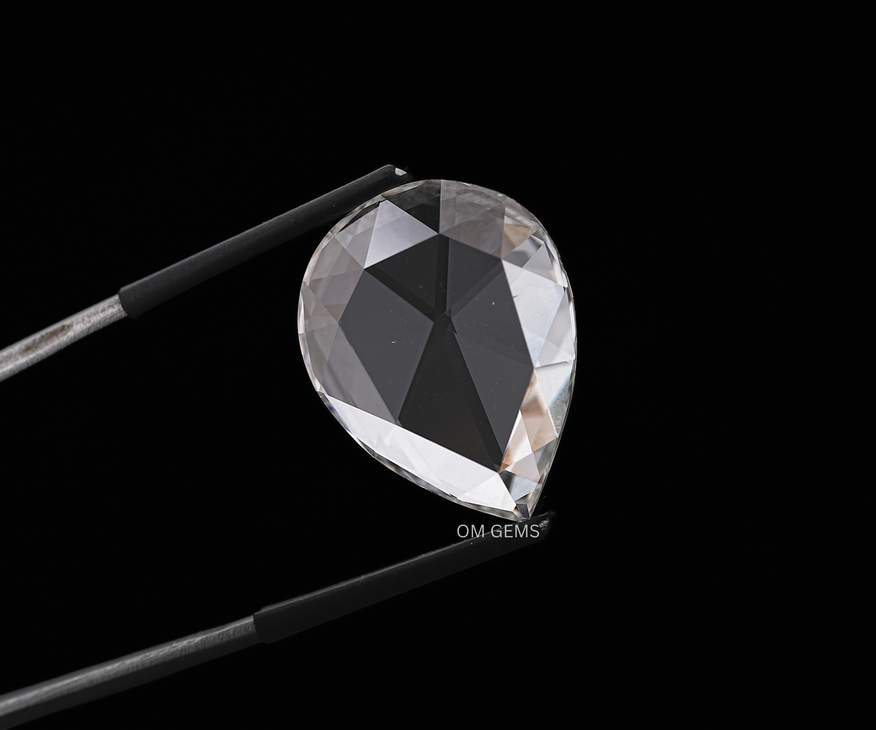 Lab Grown Pear Rose Cut Diamond