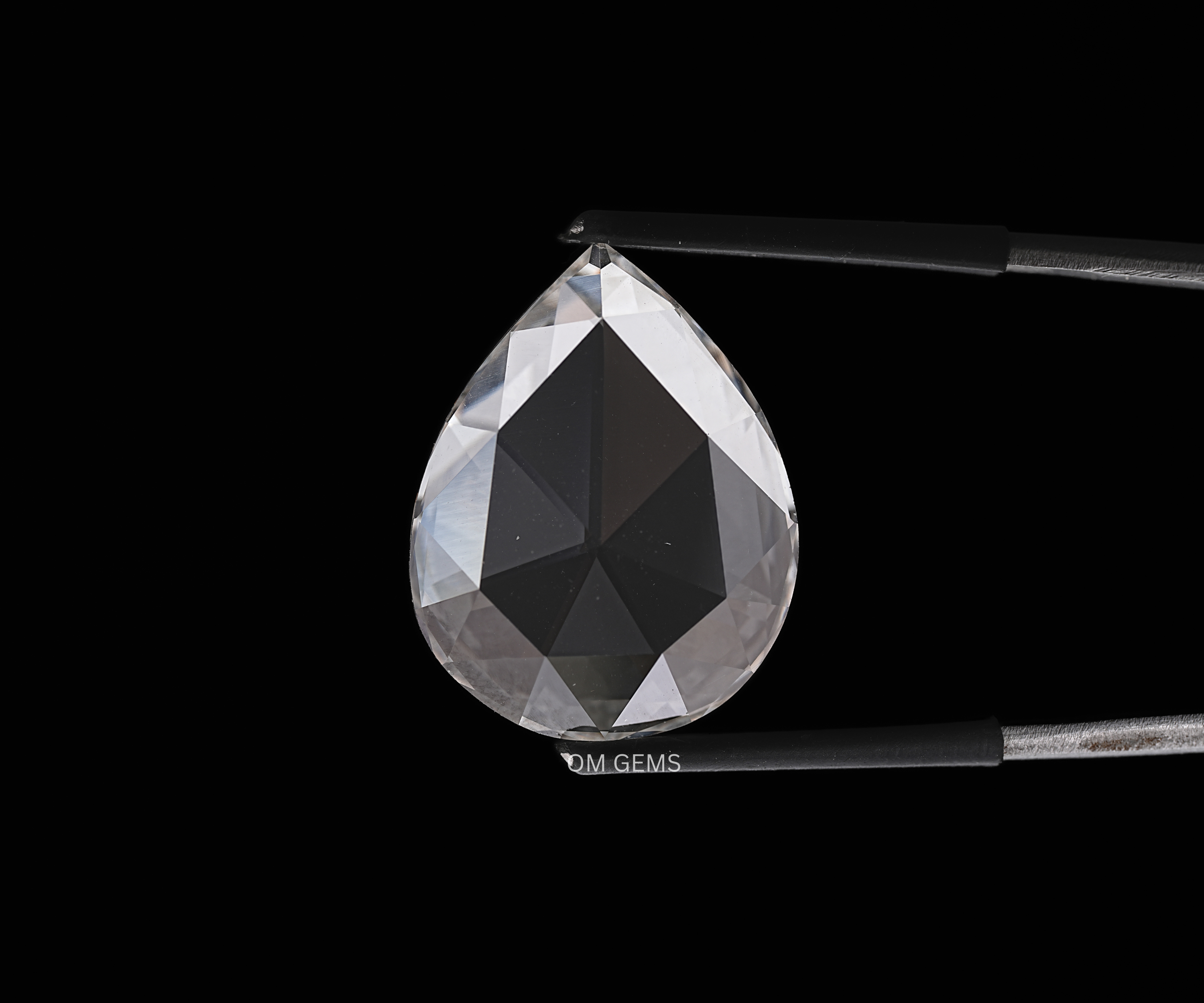 Rose Cut Pear Lab Grown Diamond