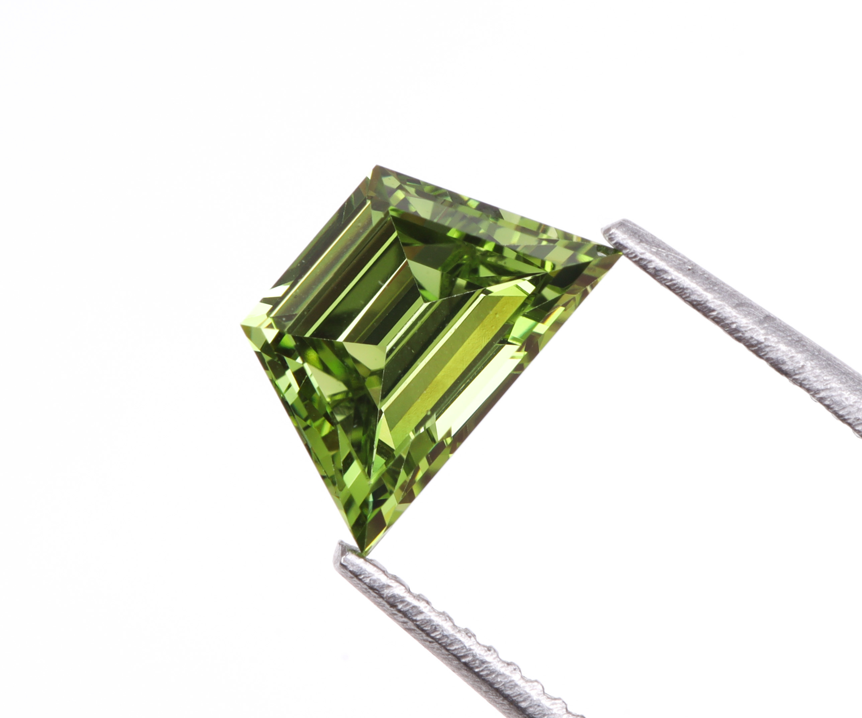 1 CT Green Lab Grown Trapezoid Diamond