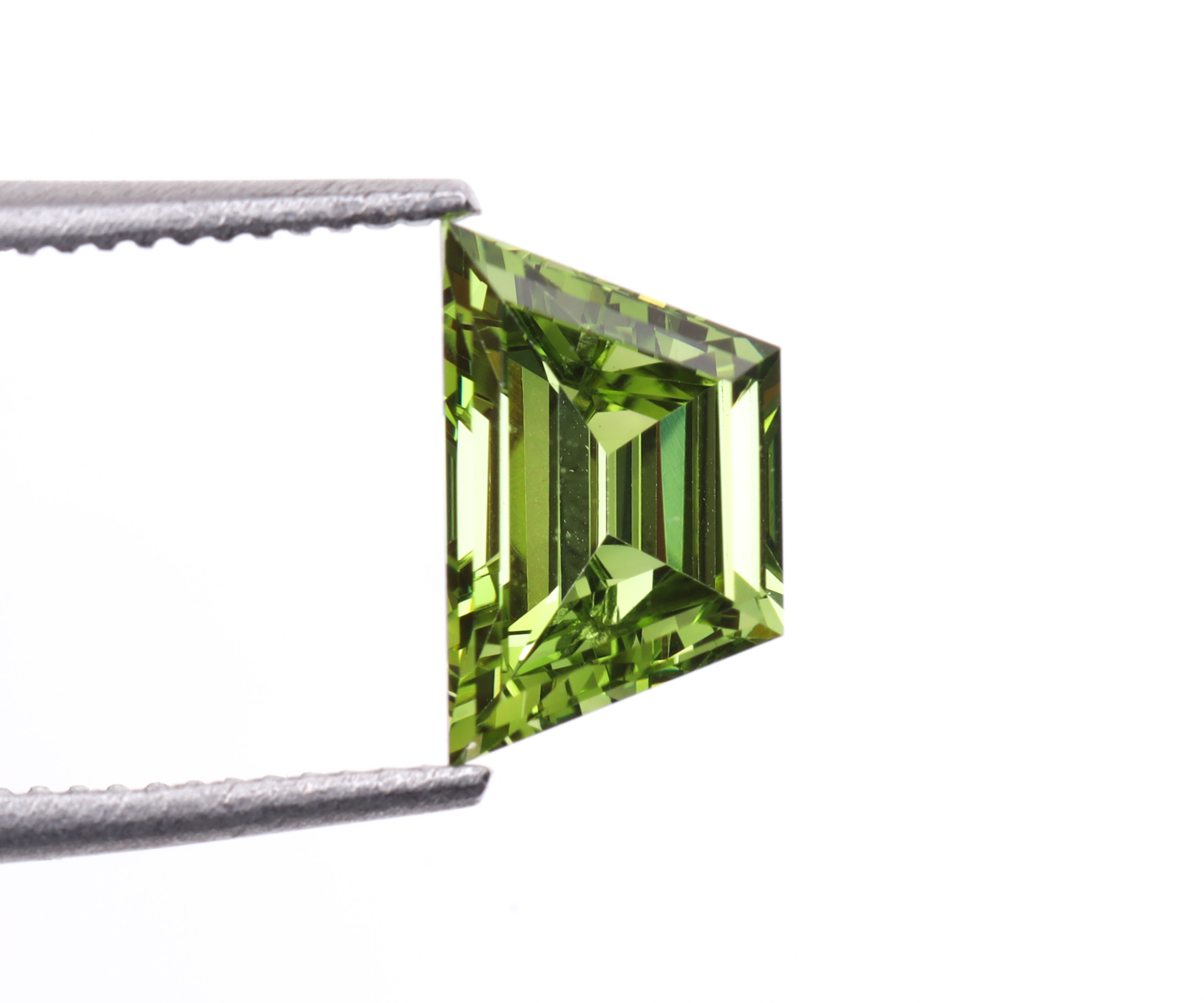 1 CT Green Lab Grown Trapezoid Diamond