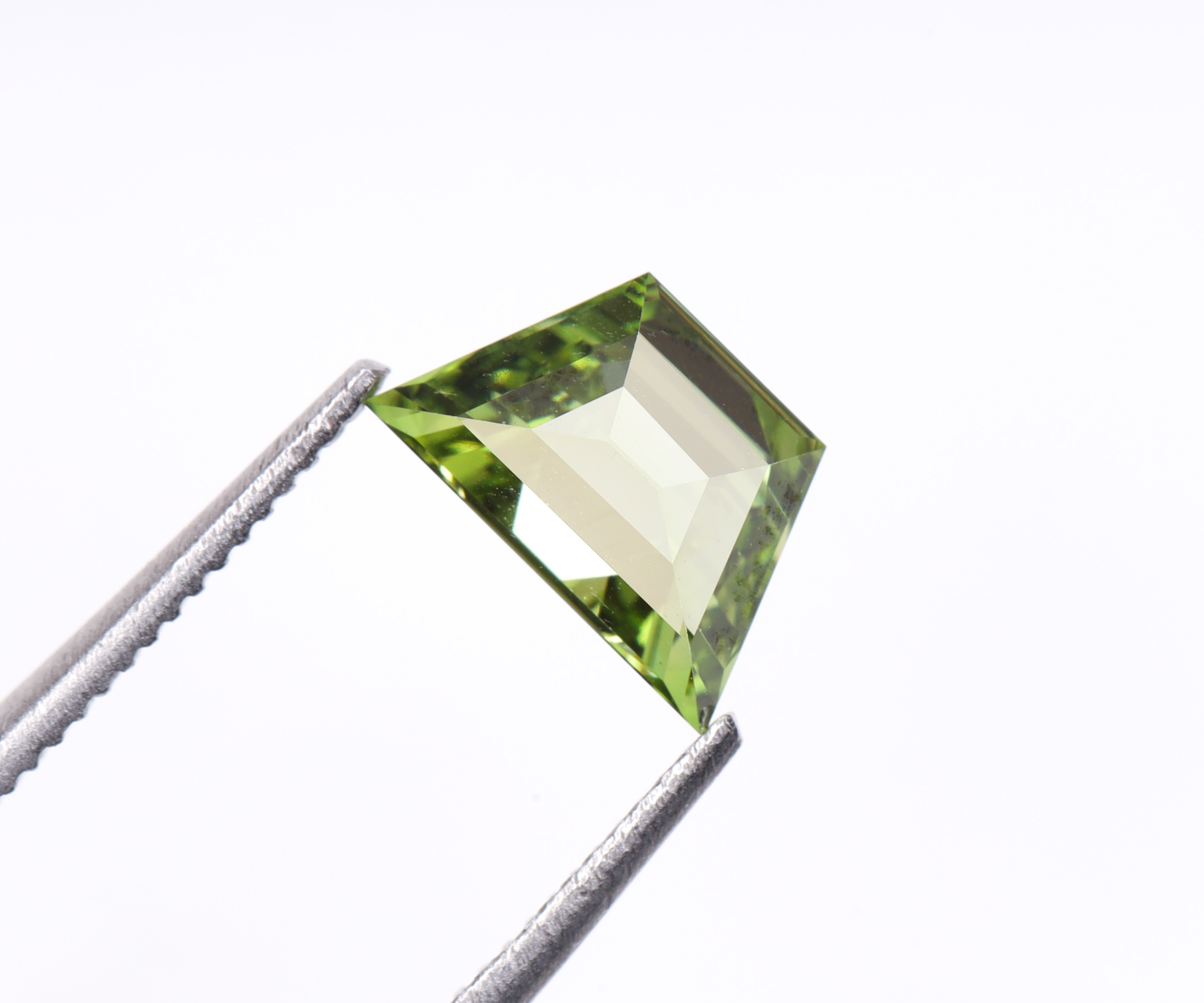 1 CT Green Lab Grown Trapezoid Diamond