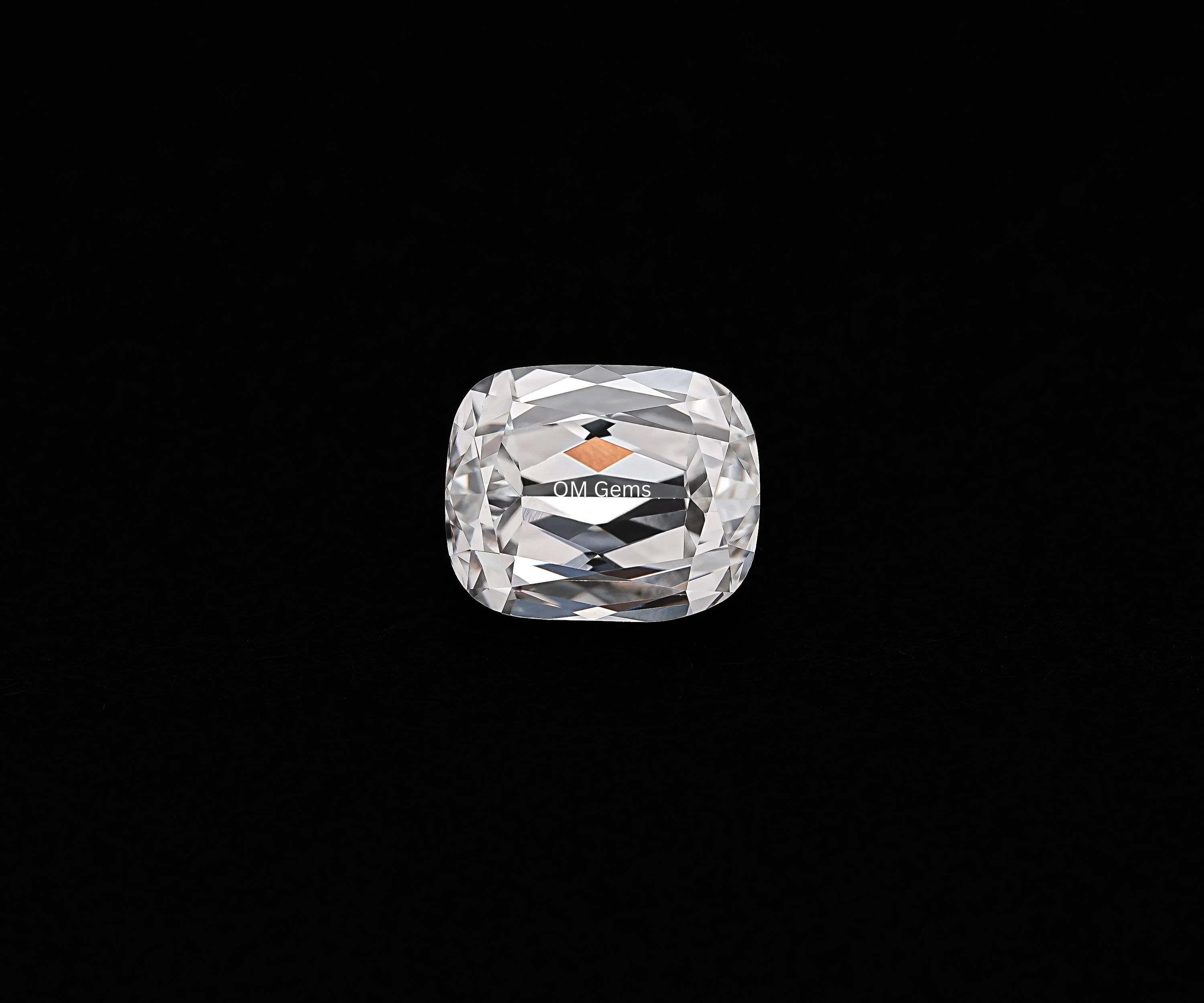 2.00 CT Old Mine Cushion Cut Lab Diamond