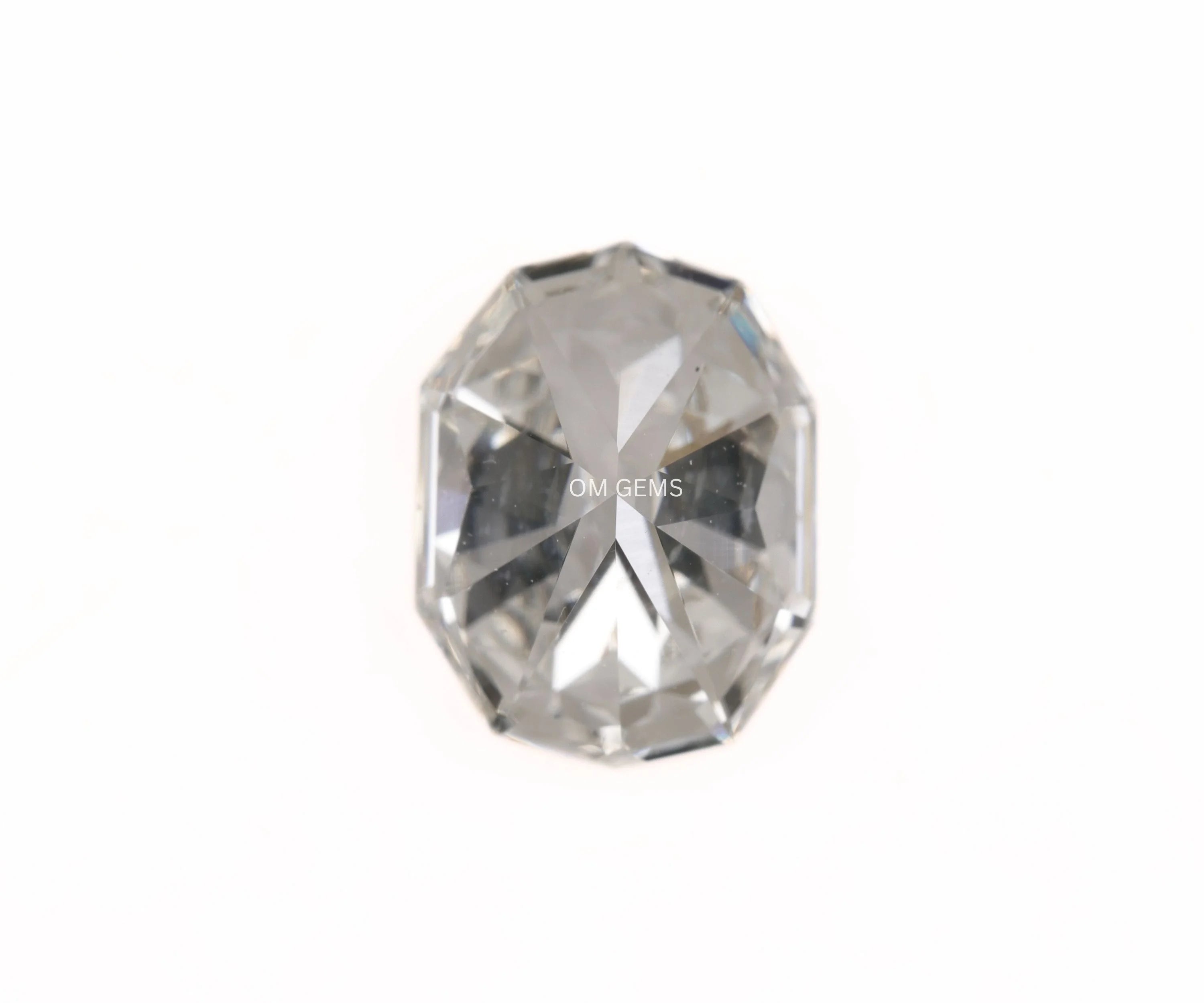 2.00 CT Step Cut Oval Lab Grown Loose Diamond