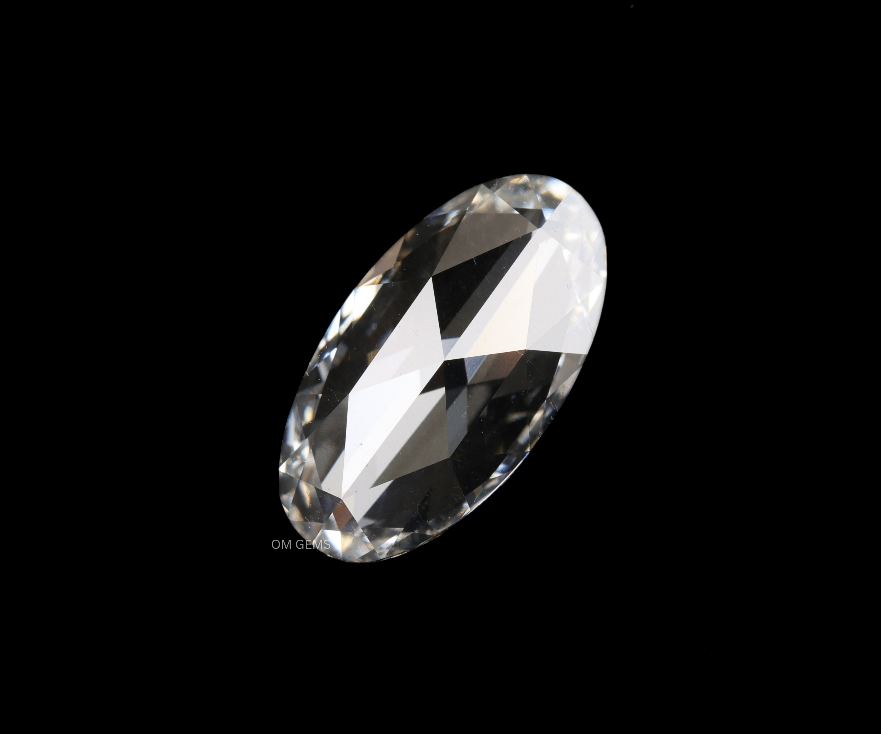 VVS Clarity Oval Rose Cut Lab Grown Diamond 