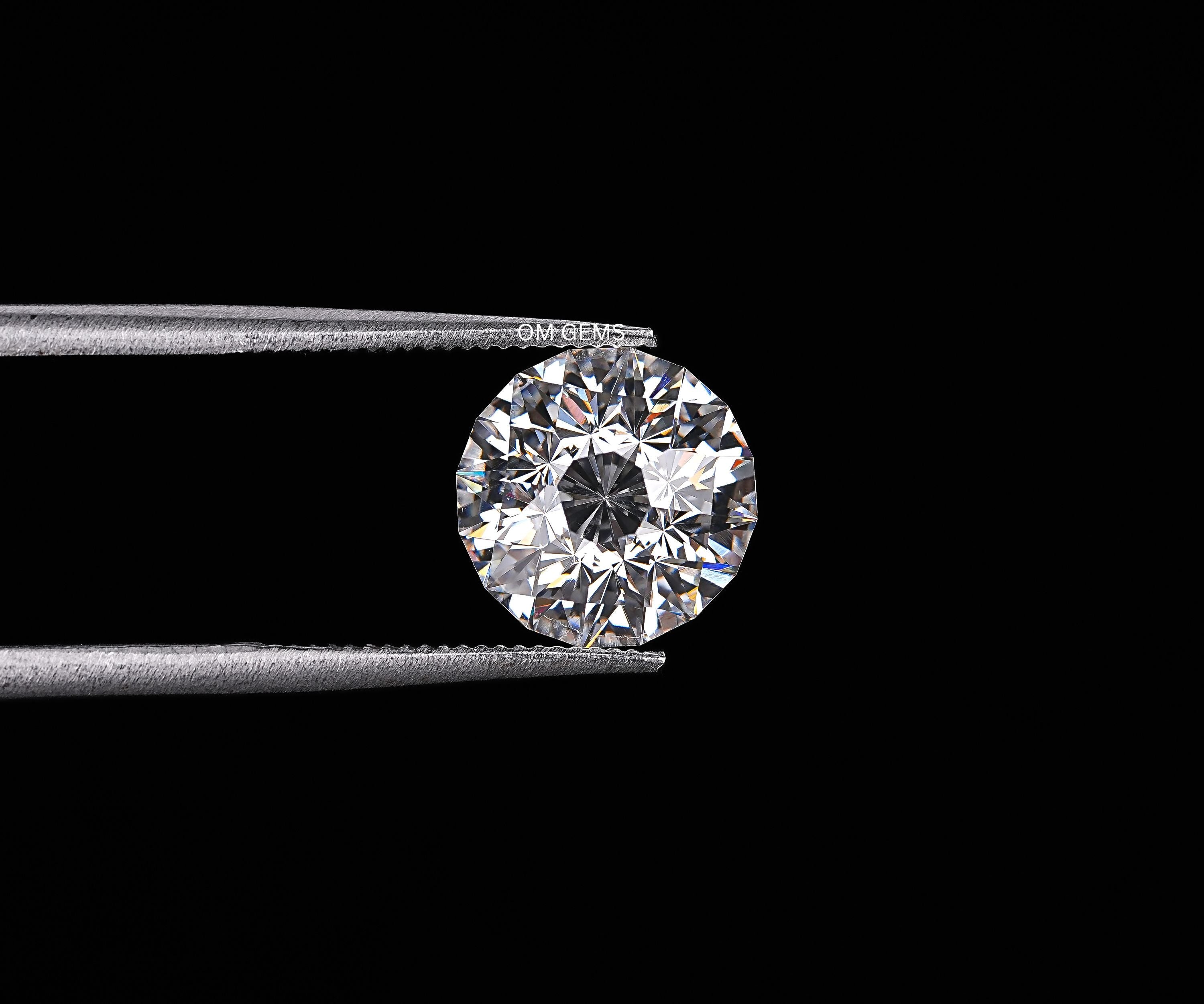 2.02CT Round Rose Cut Lab Diamond