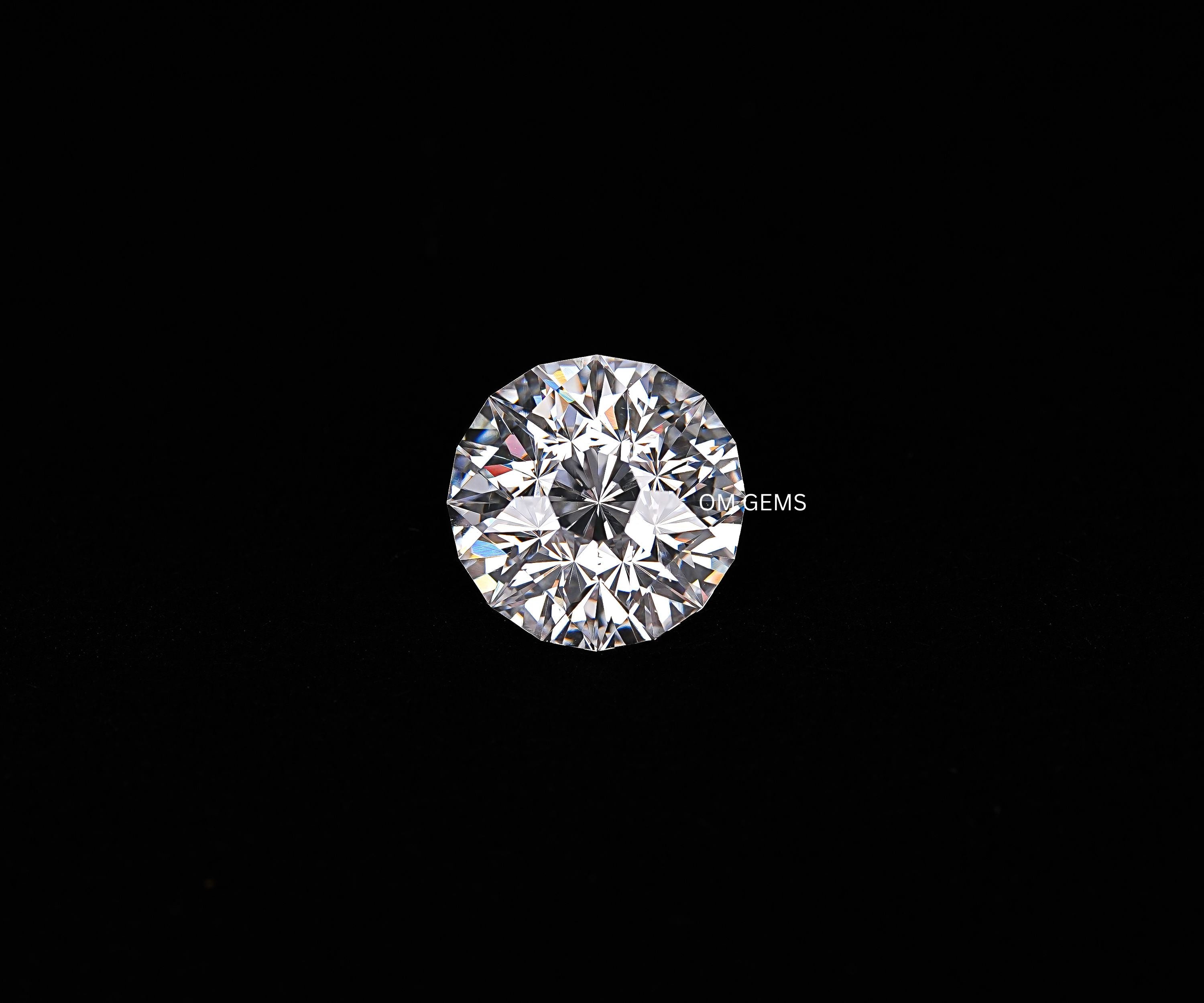 2.02CT Round Rose Cut Lab Diamond
