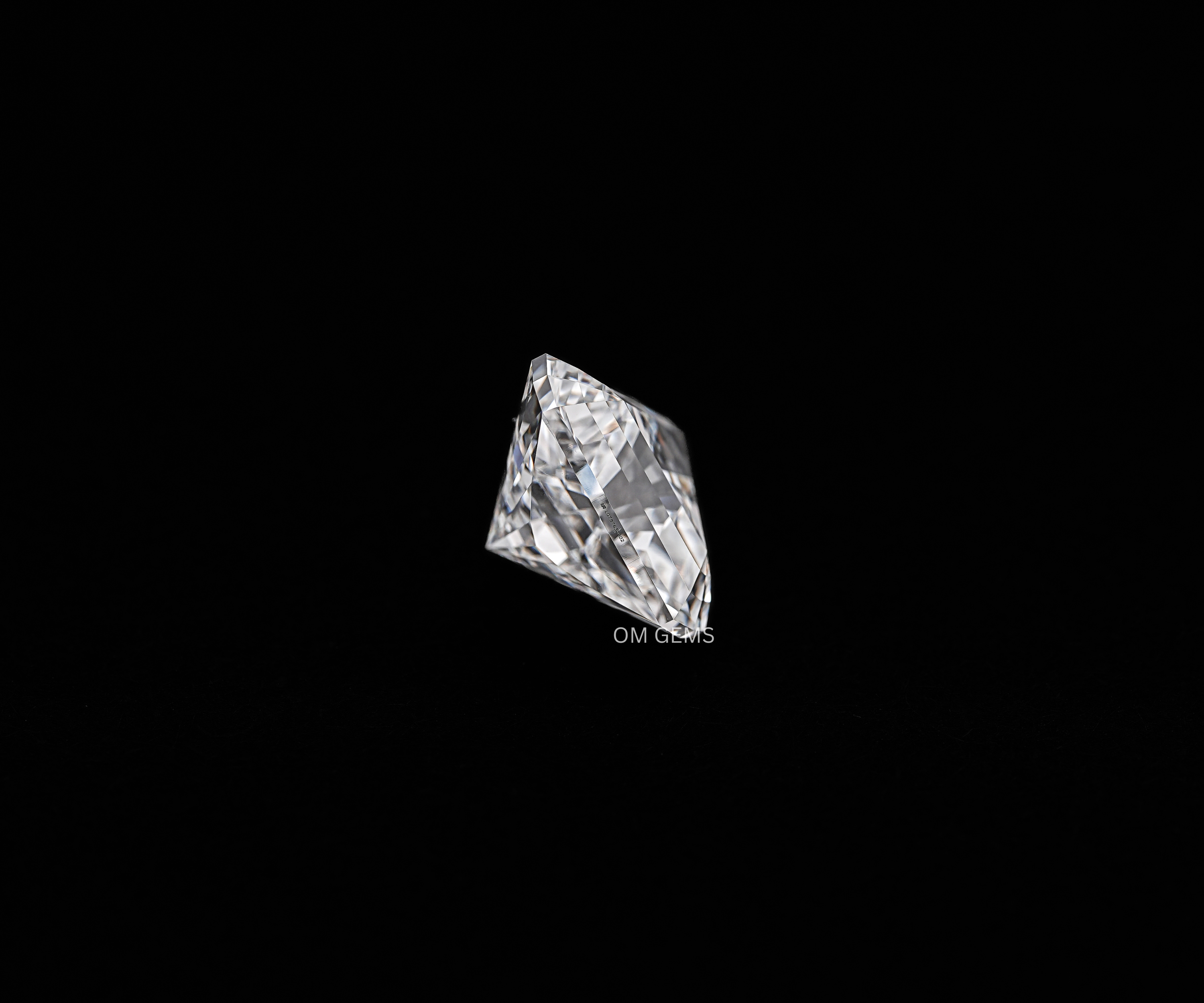D Color Trillion Cut Lab Grown Diamond