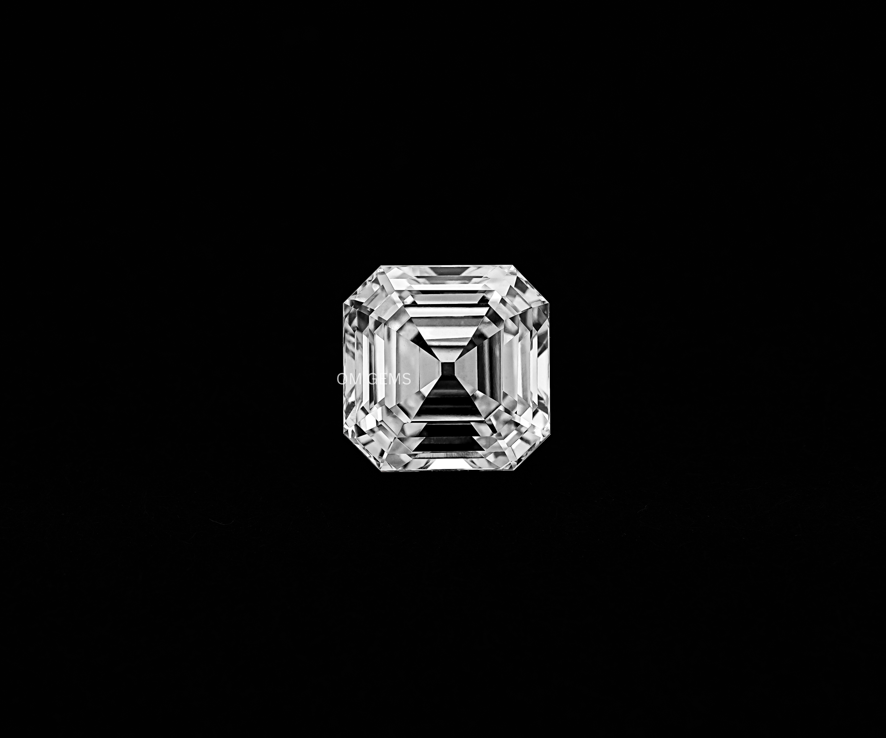 2.11 CT Old Mine Asscher Cut Lab Grown Diamond