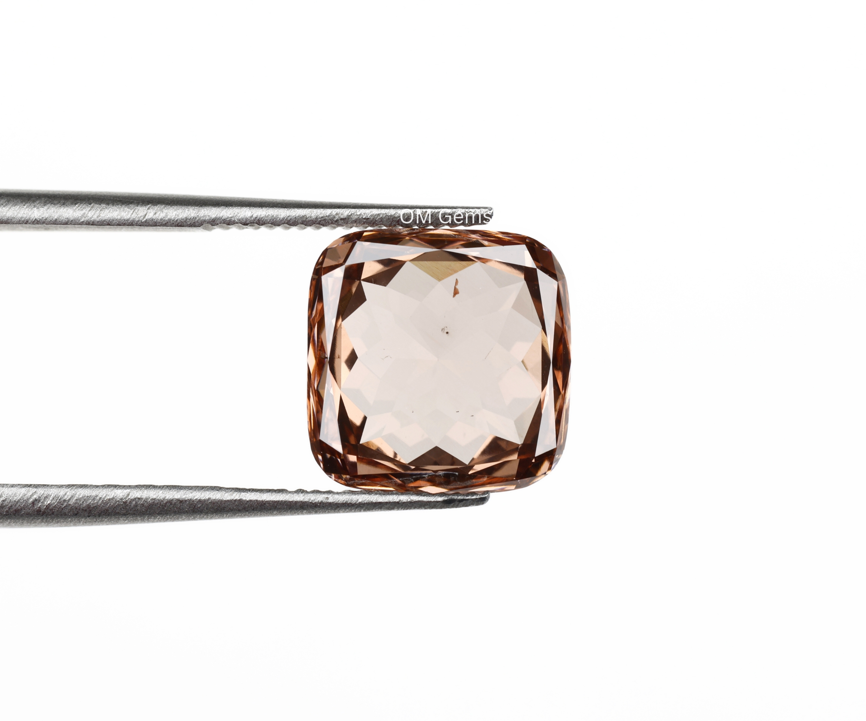 Brown Cushion Cut Lab Loose Diamond