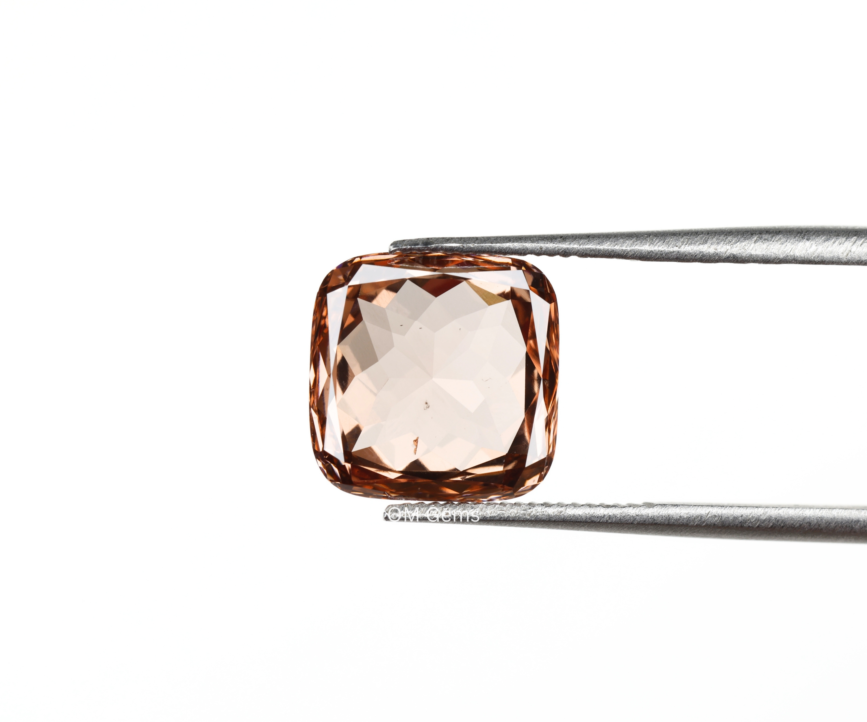 Brown Cushion Cut Lab Loose Diamond