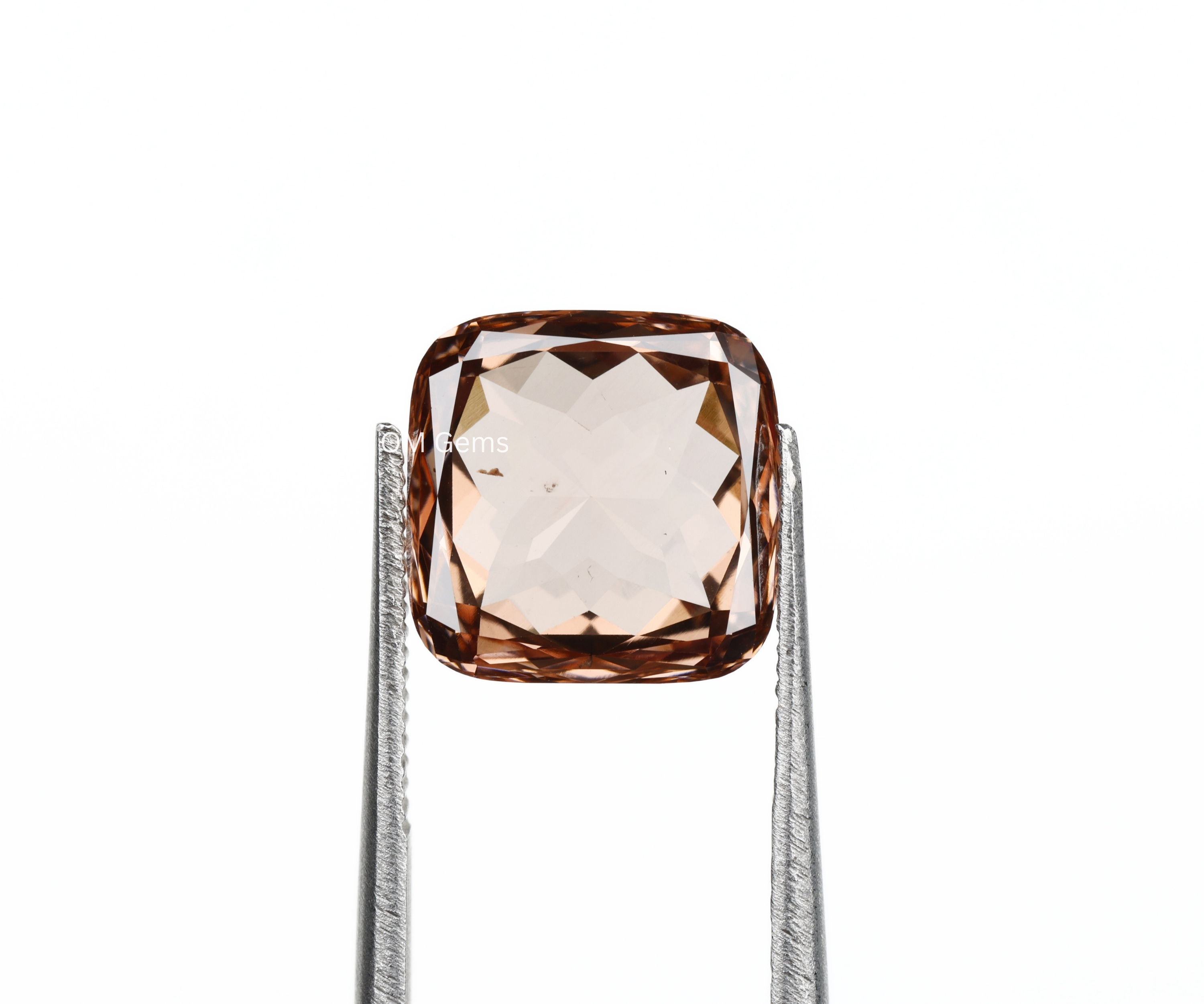 Brown Cushion Cut Lab Loose Diamond