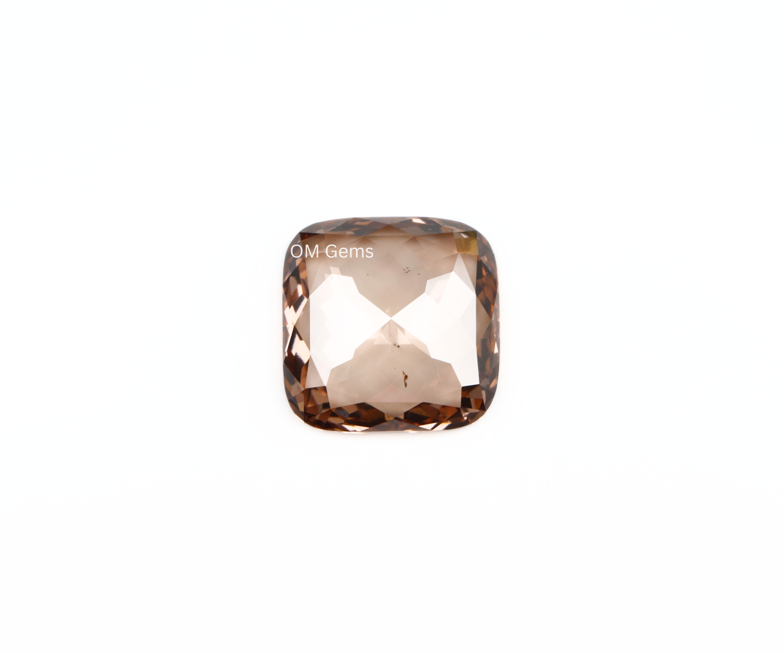 Brown Cushion Cut Lab Loose Diamond