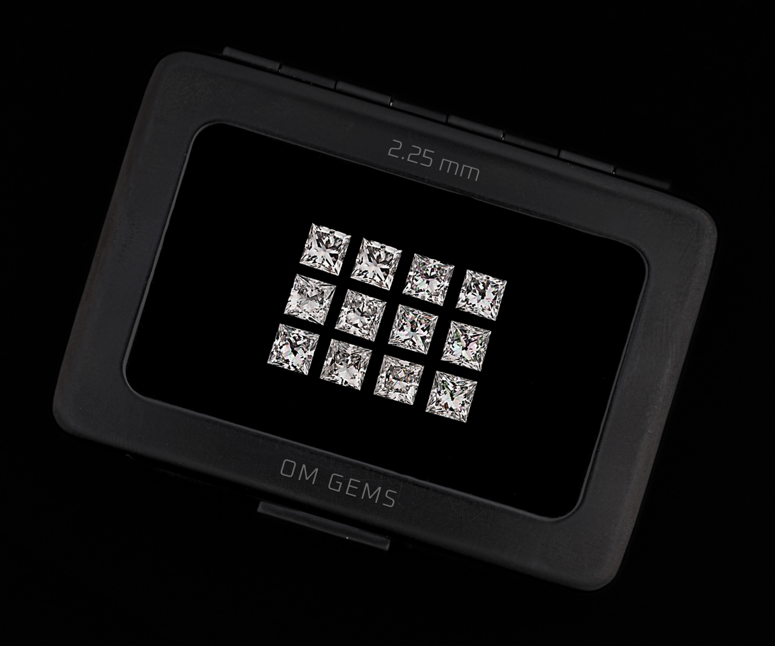 2.25 MM Princess Cut Lab Loose Diamonds