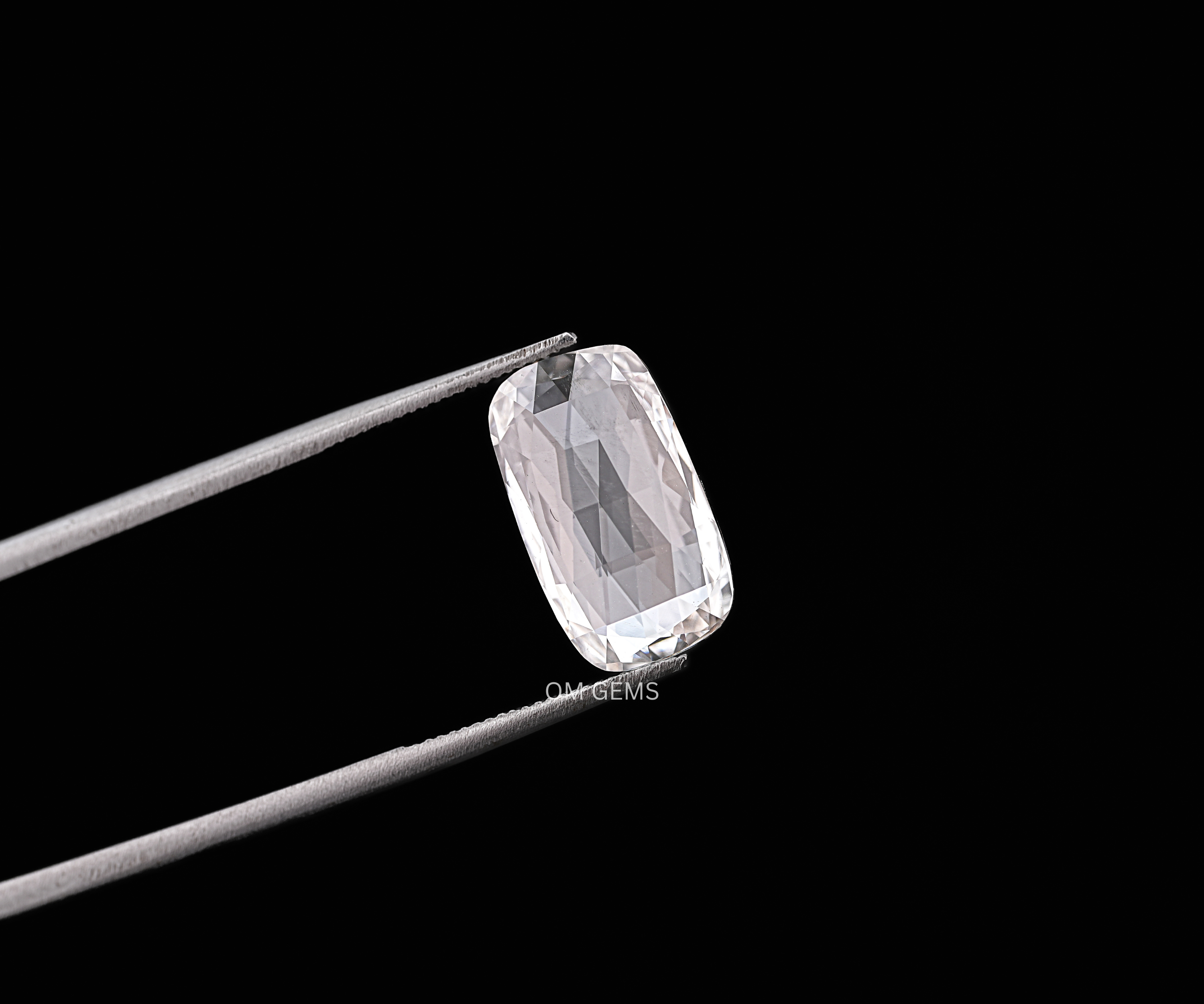 Elongated Cushion Rose Cut Lab Grown Diamond