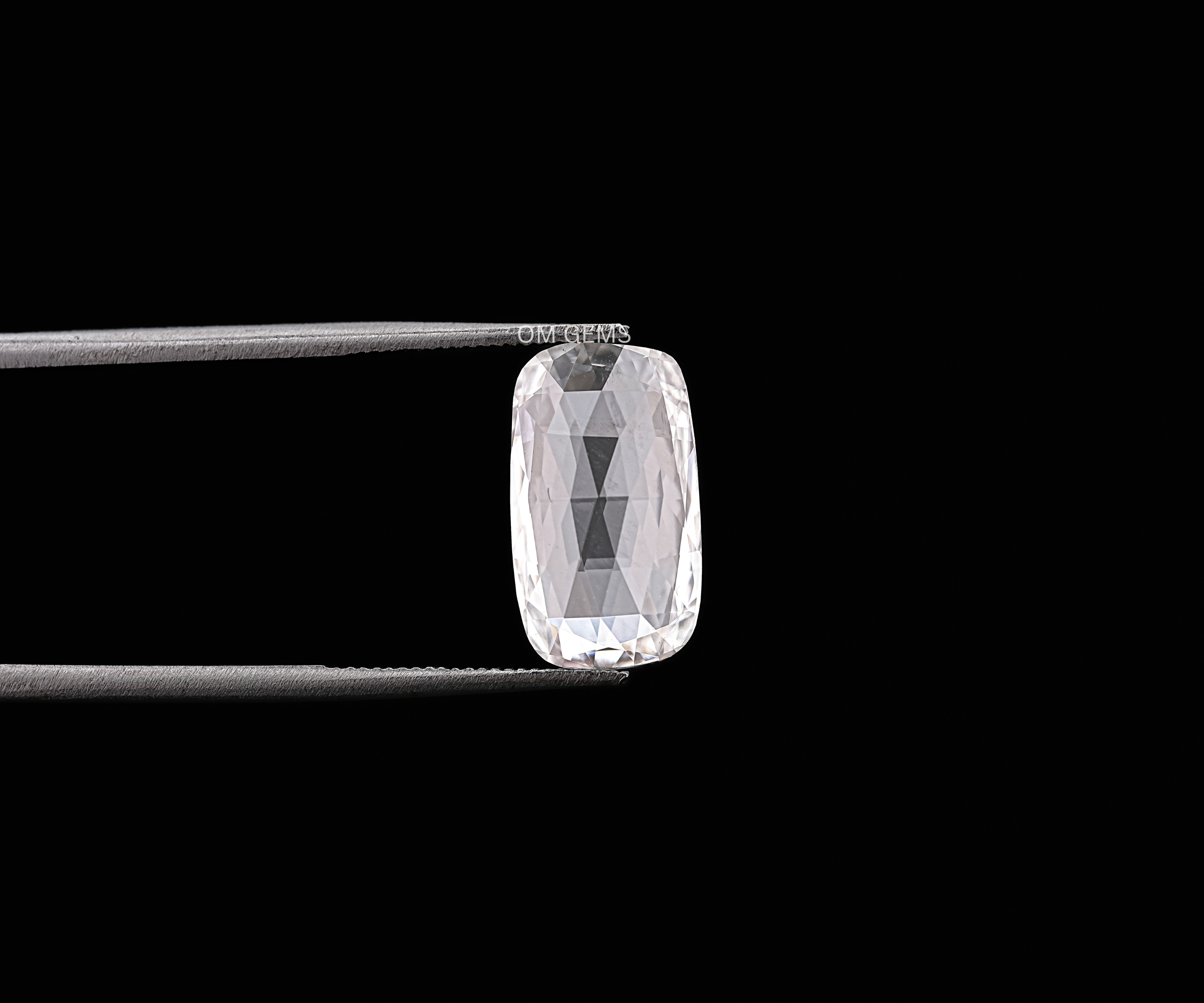 Lab Grown Elongated Cushion Rose Cut Diamond