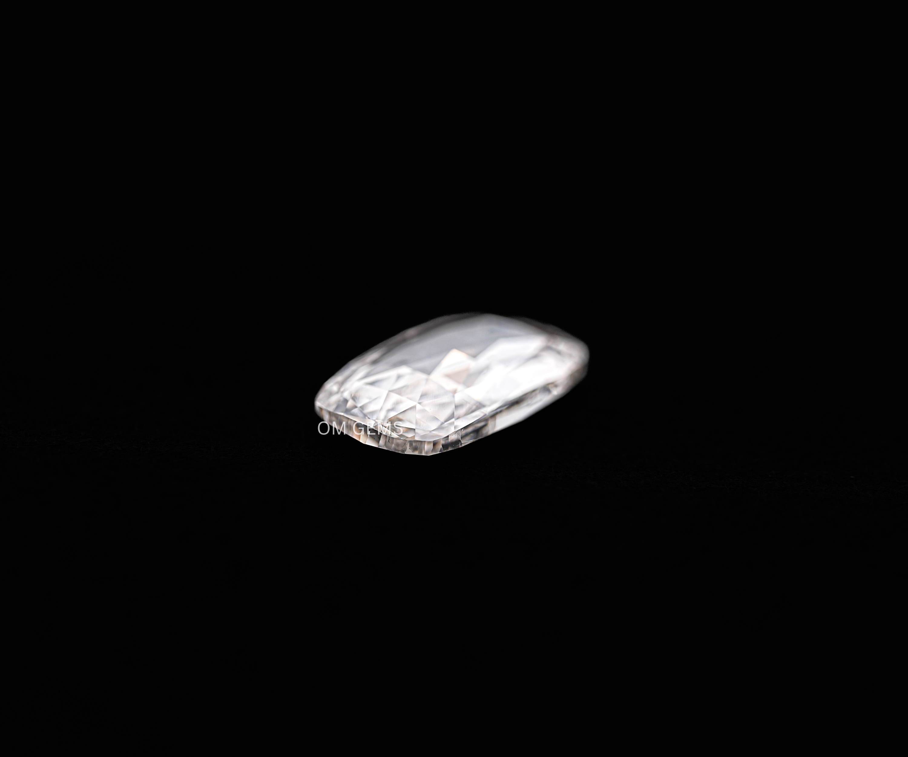 2.45 CT Elongated Cushion Rose Cut Lab Grown Diamond With VVS2 Clarity