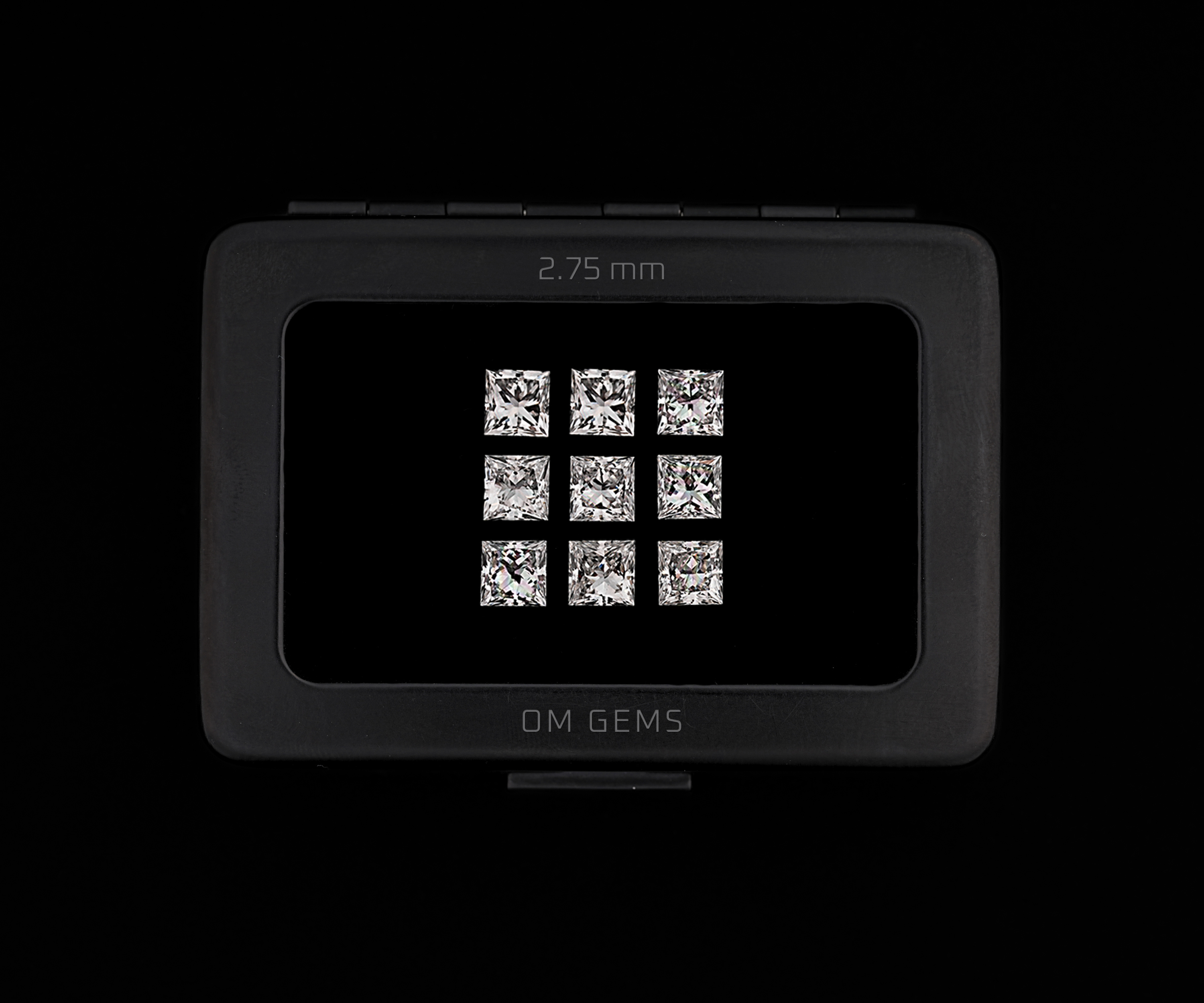 2.75 MM Princess Cut Loose Lab Grown Diamonds