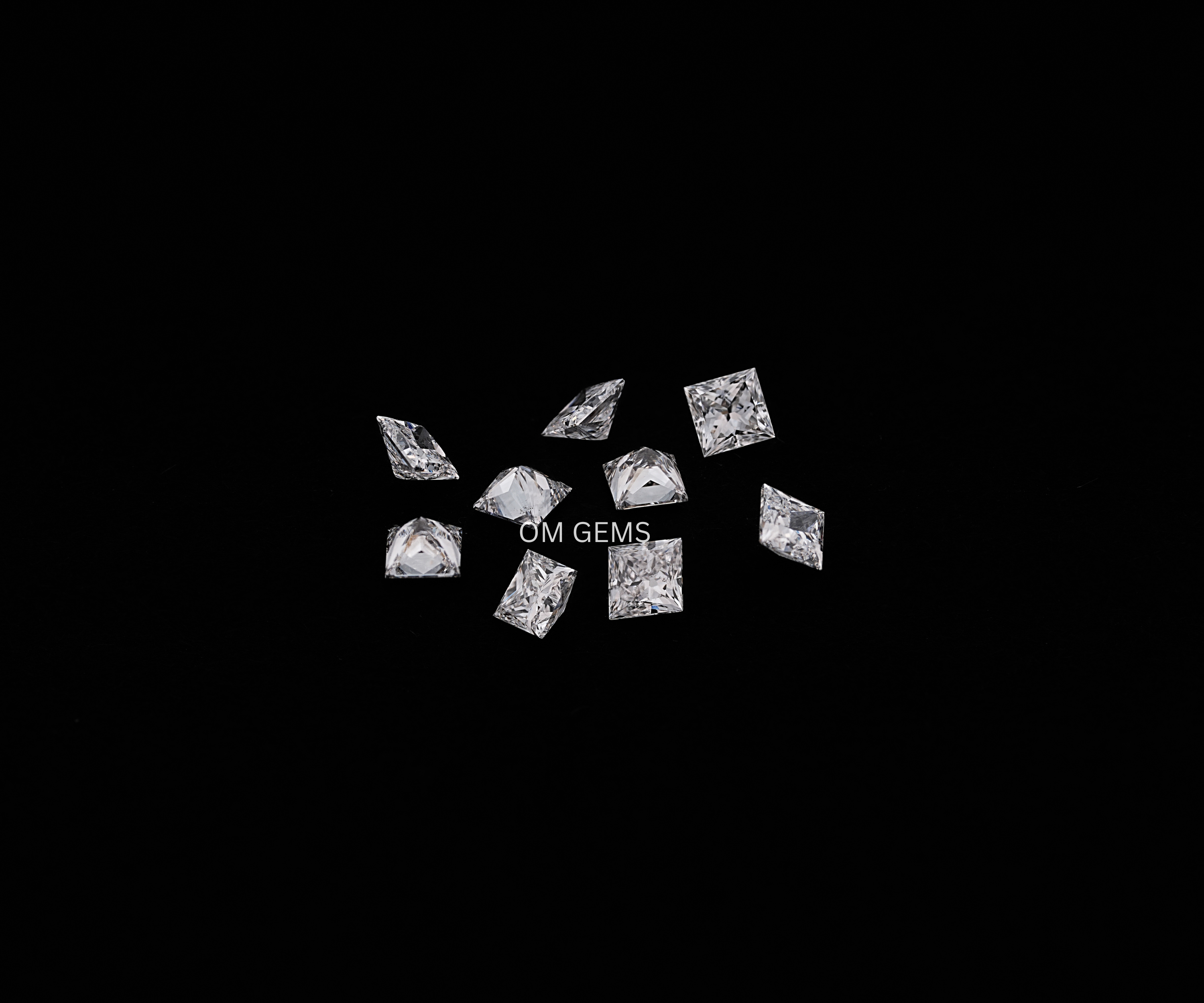 2.75 MM Princess Cut Loose Lab Grown Diamonds