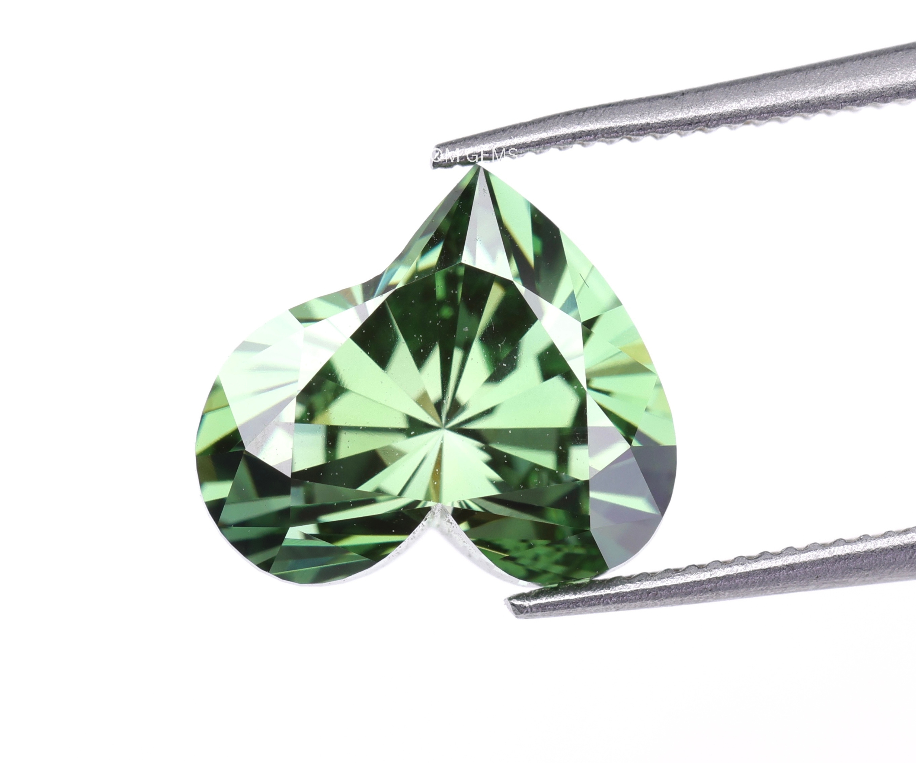 2.83 CT Green Heart Lab Grown Diamond