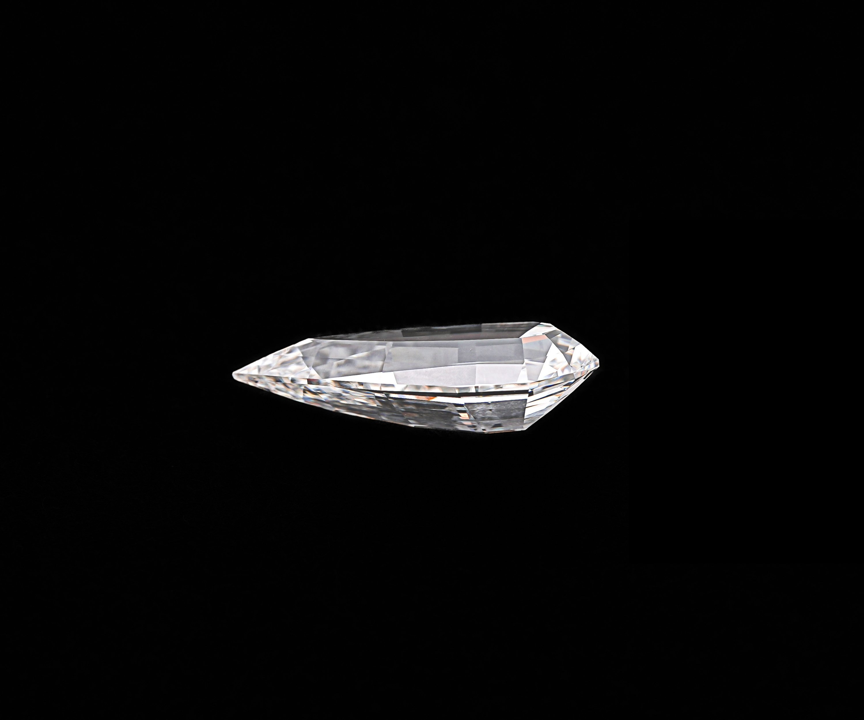 3.00 CT Step Cut Pear Lab Grown Diamond