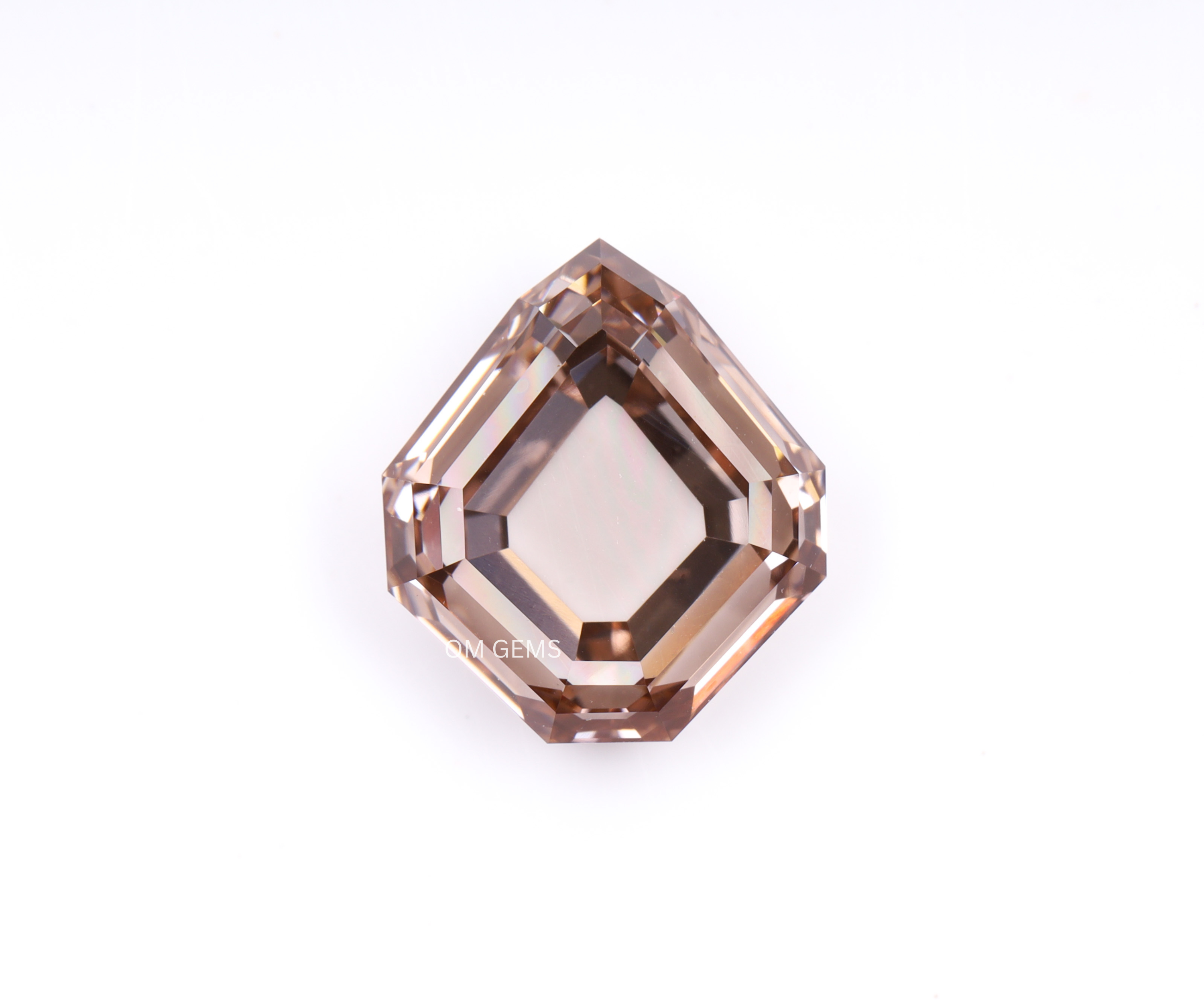 3.01 CT champagne Shield Cut Lab Grown Diamond