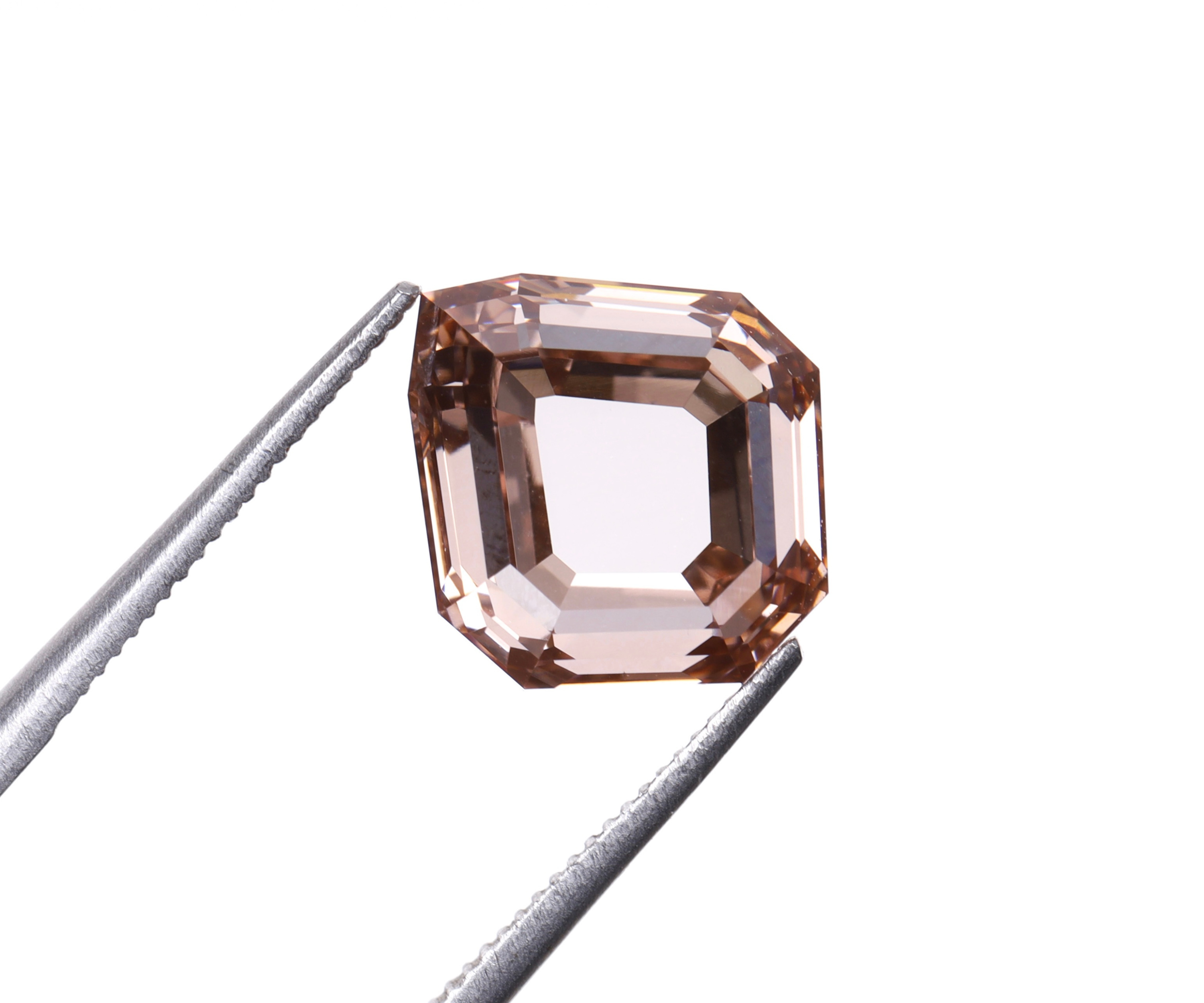 3.01 CT champagne Shield Cut Lab Grown Diamond