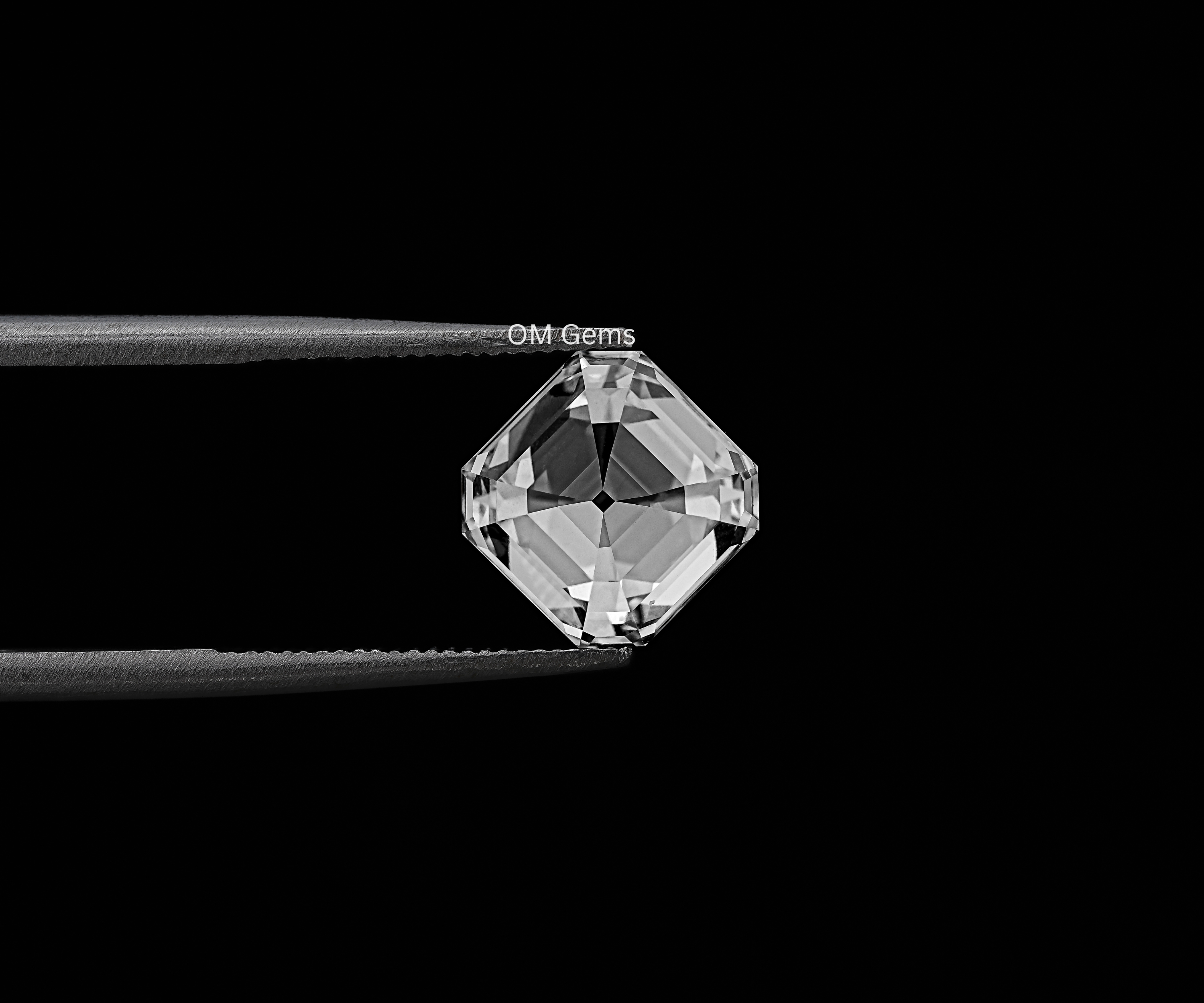 3.03 CT Asscher Cut Lab Grown Diamond