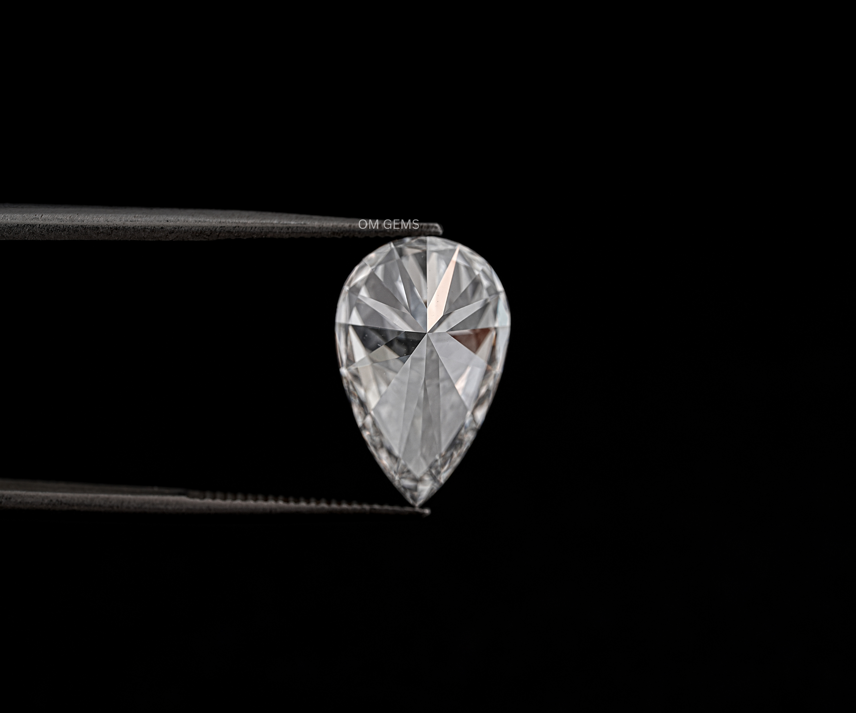 3.03 CT Pear Shaped Lab Grown Diamond With D Color