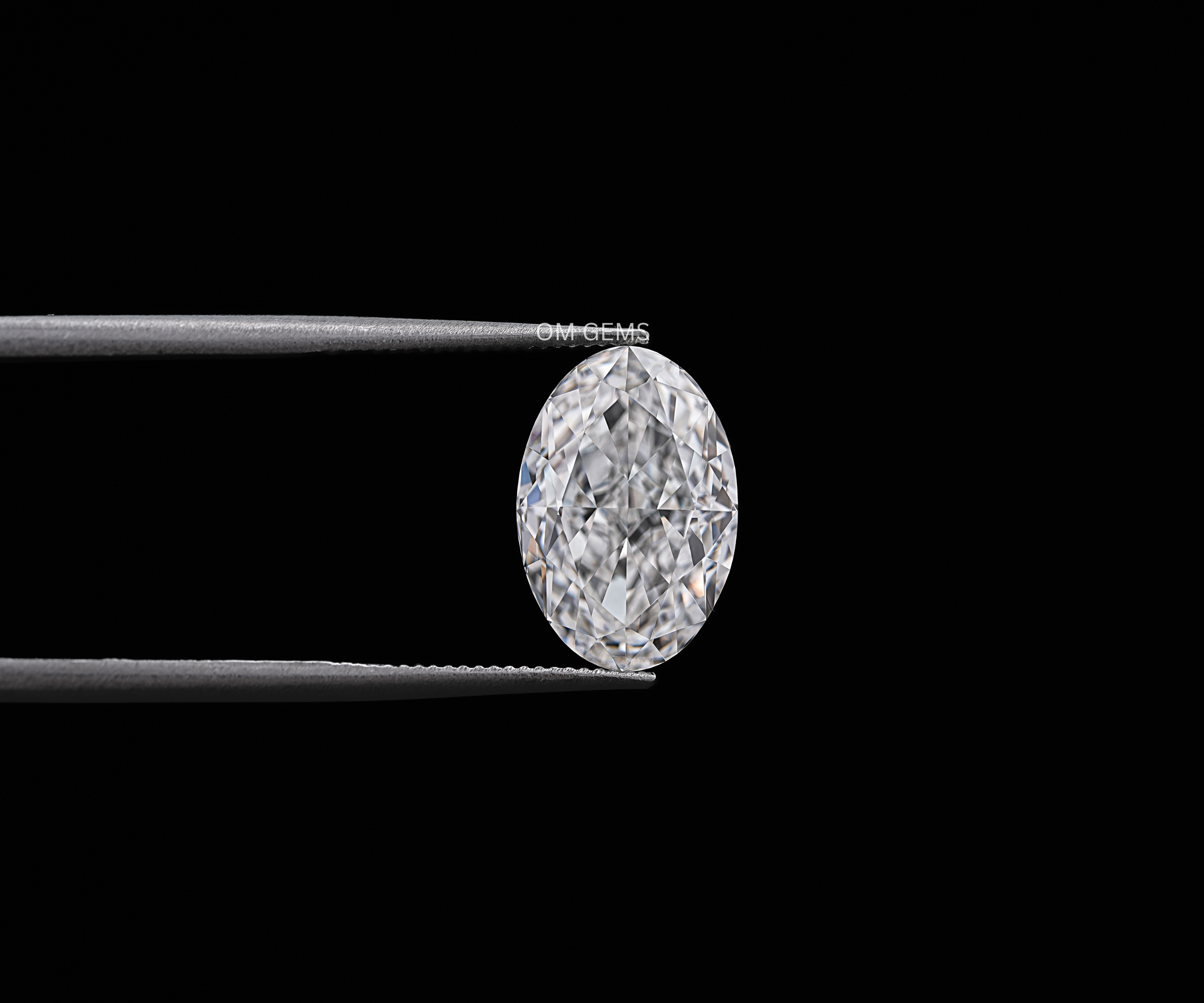 3.05 CT Lab Grown Oval Cut  Diamond