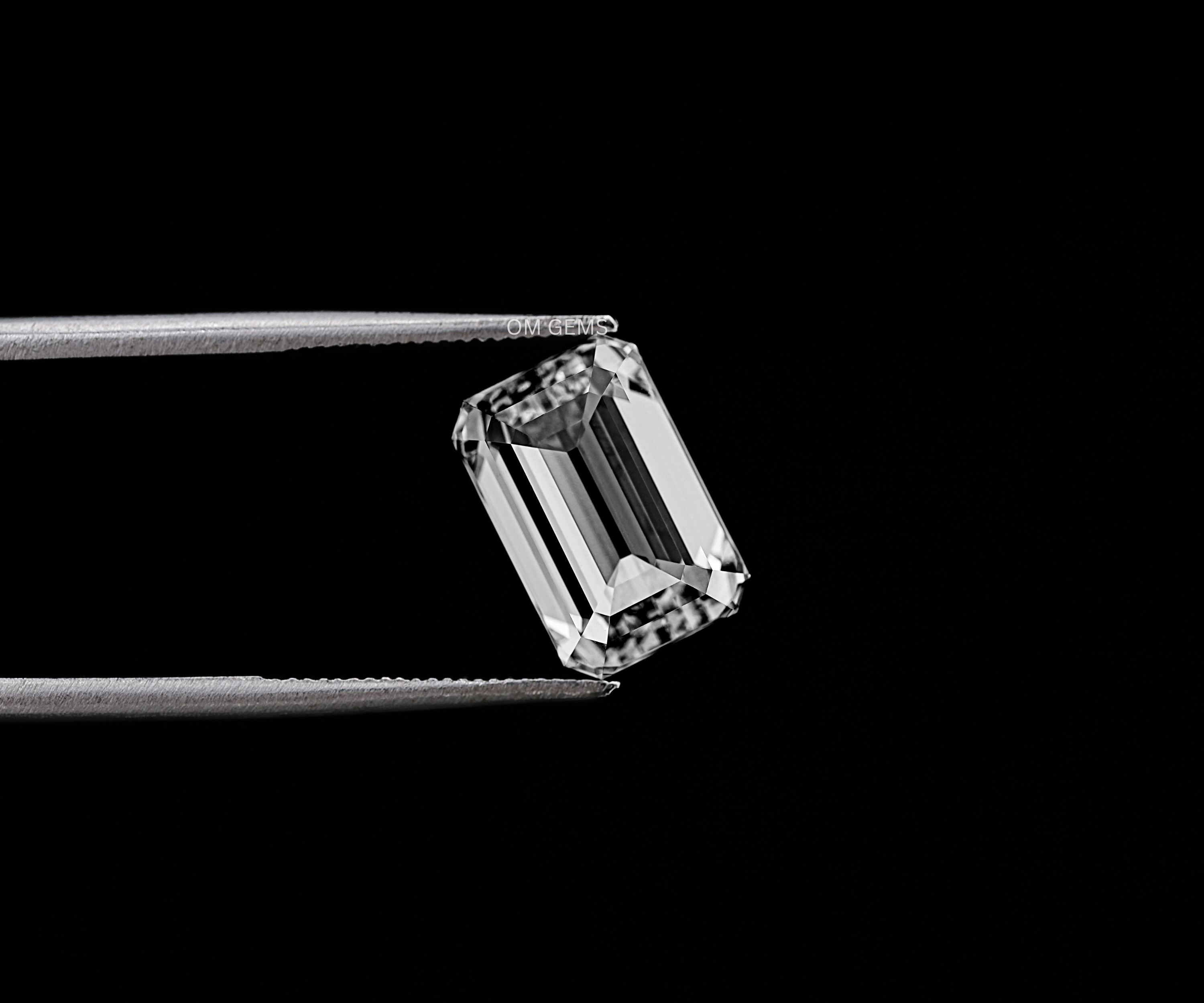 IGI Certified Emerald Cut Lab Grown Diamond