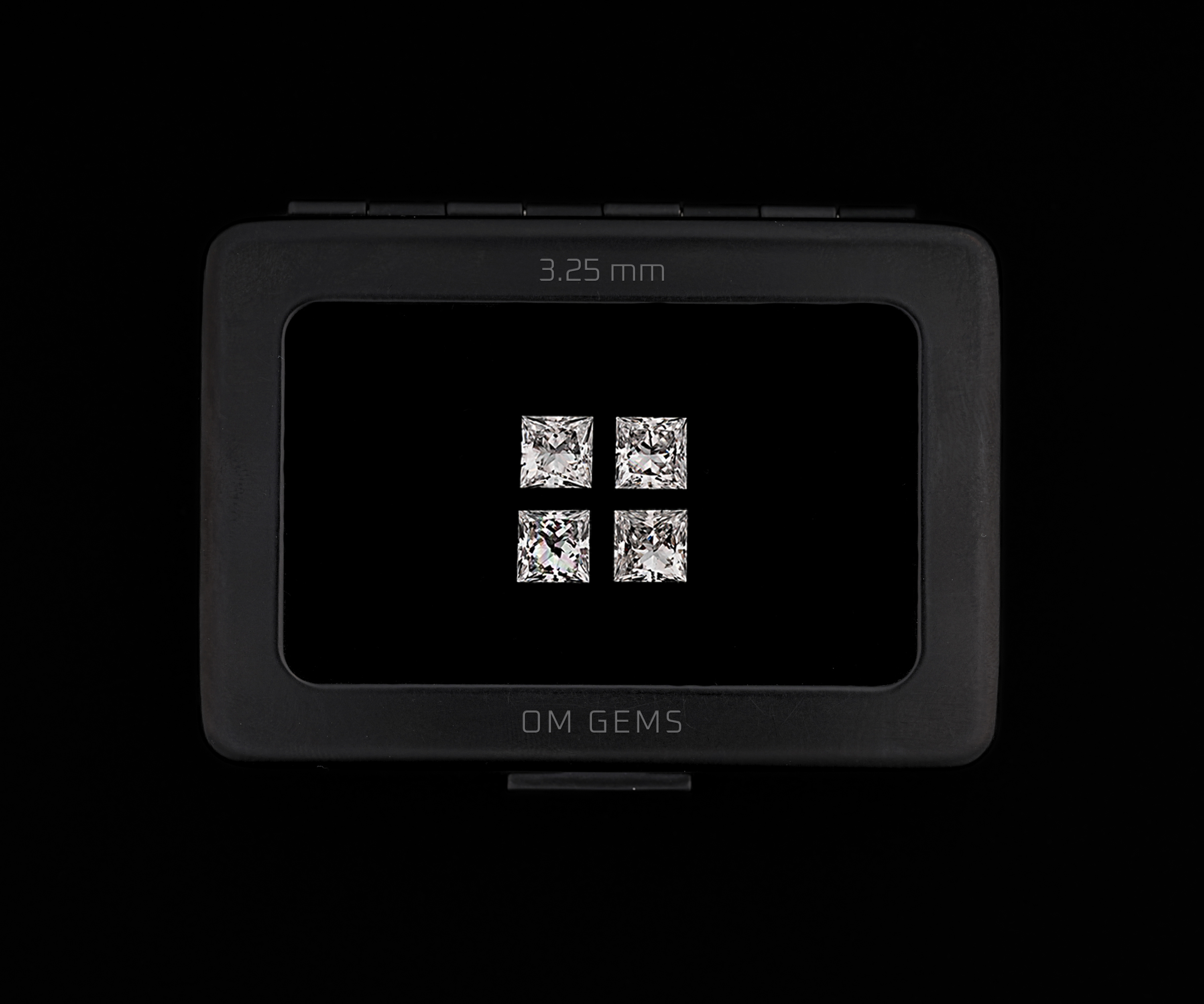 3.25 MM Princess Cut Lab Grown Loose Diamonds