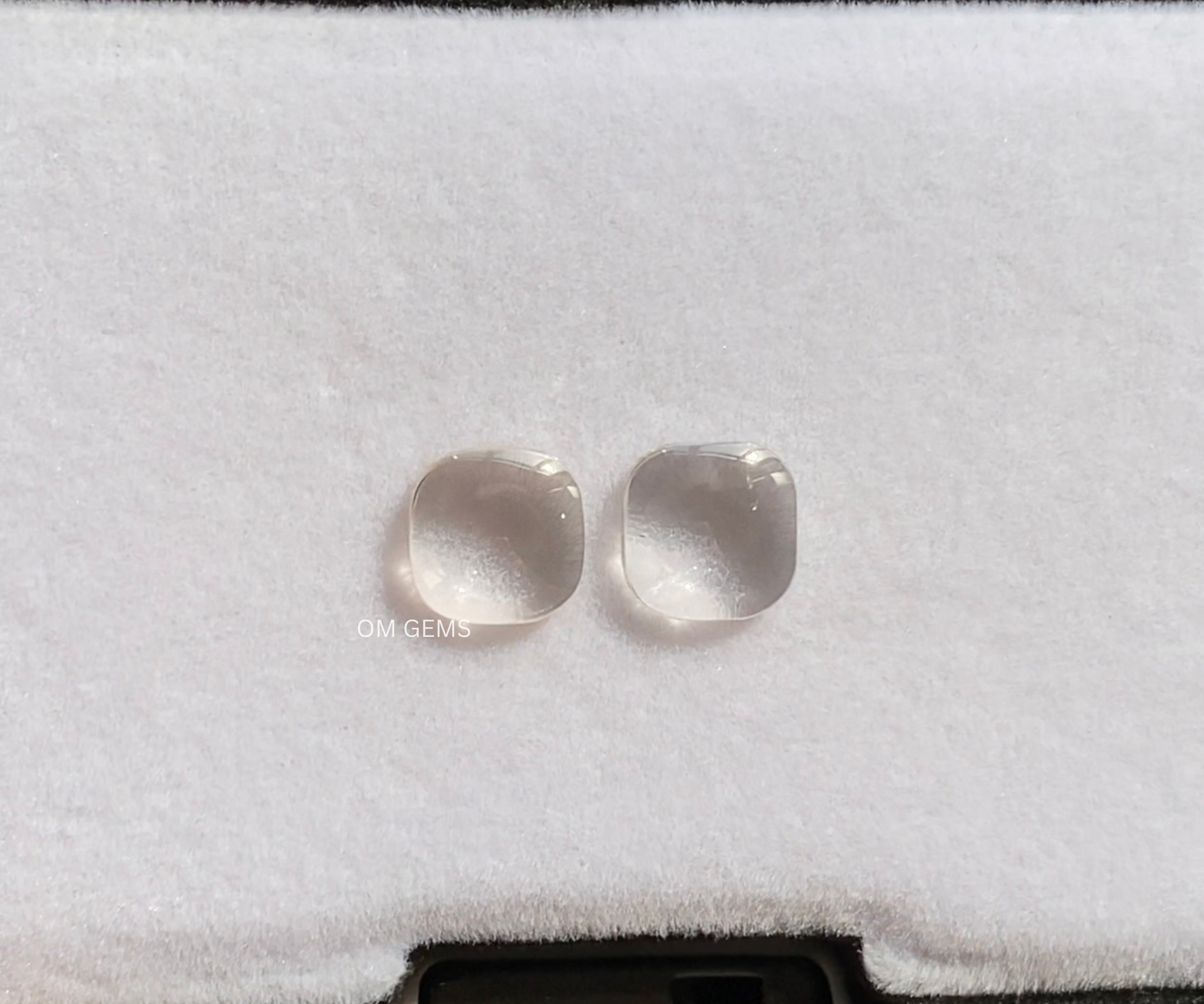 3.65 CT Cushion Lab Grown Diamond Matching Pair