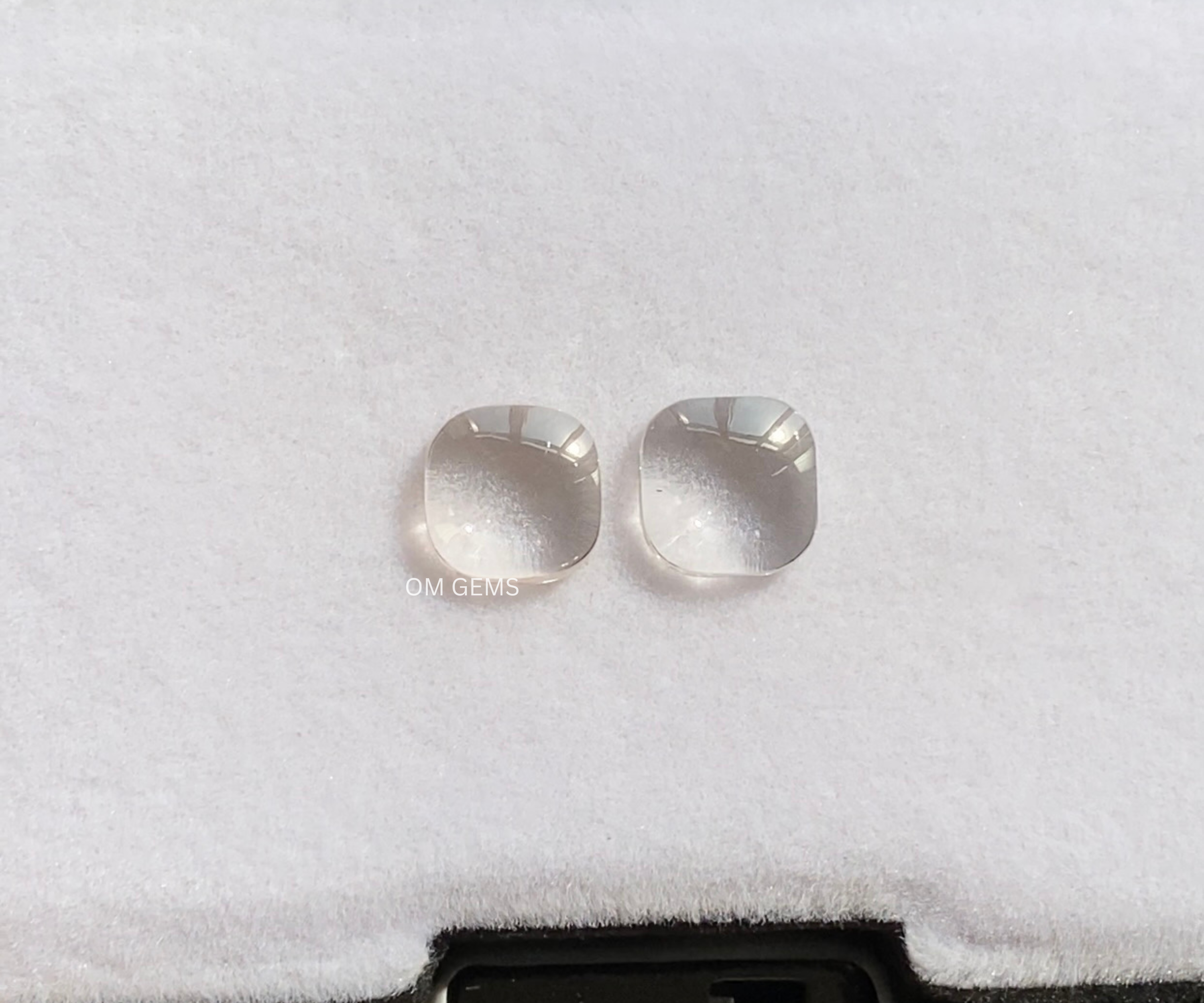 3.65 CT Cushion Lab Grown Diamond Matching Pair