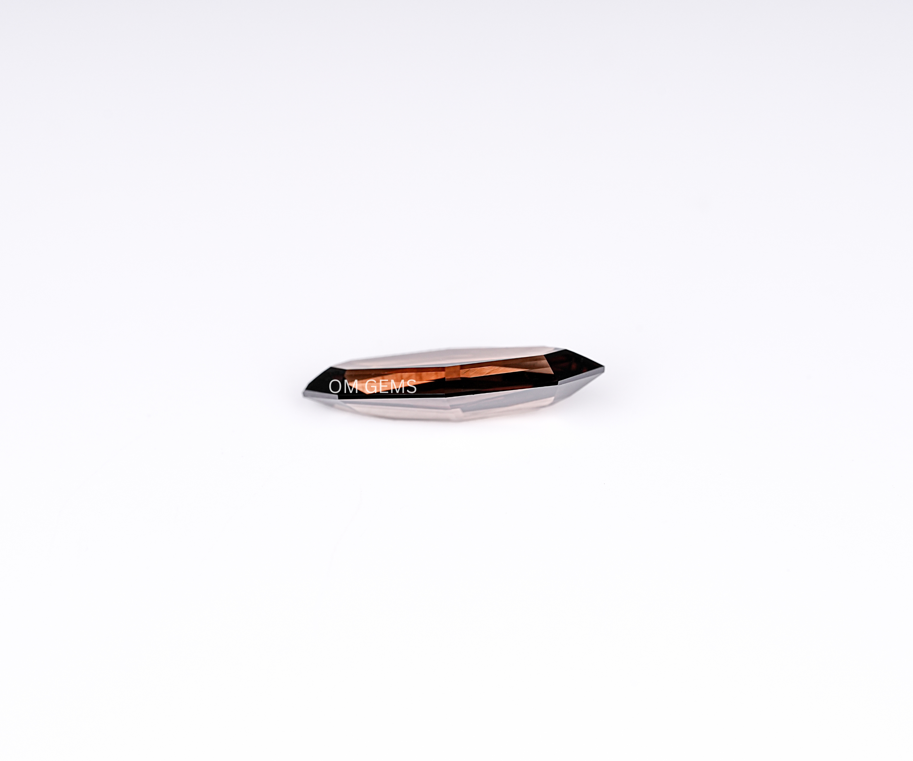 3.99 CT Brown Step Cut Marquise Lab Grown Diamond