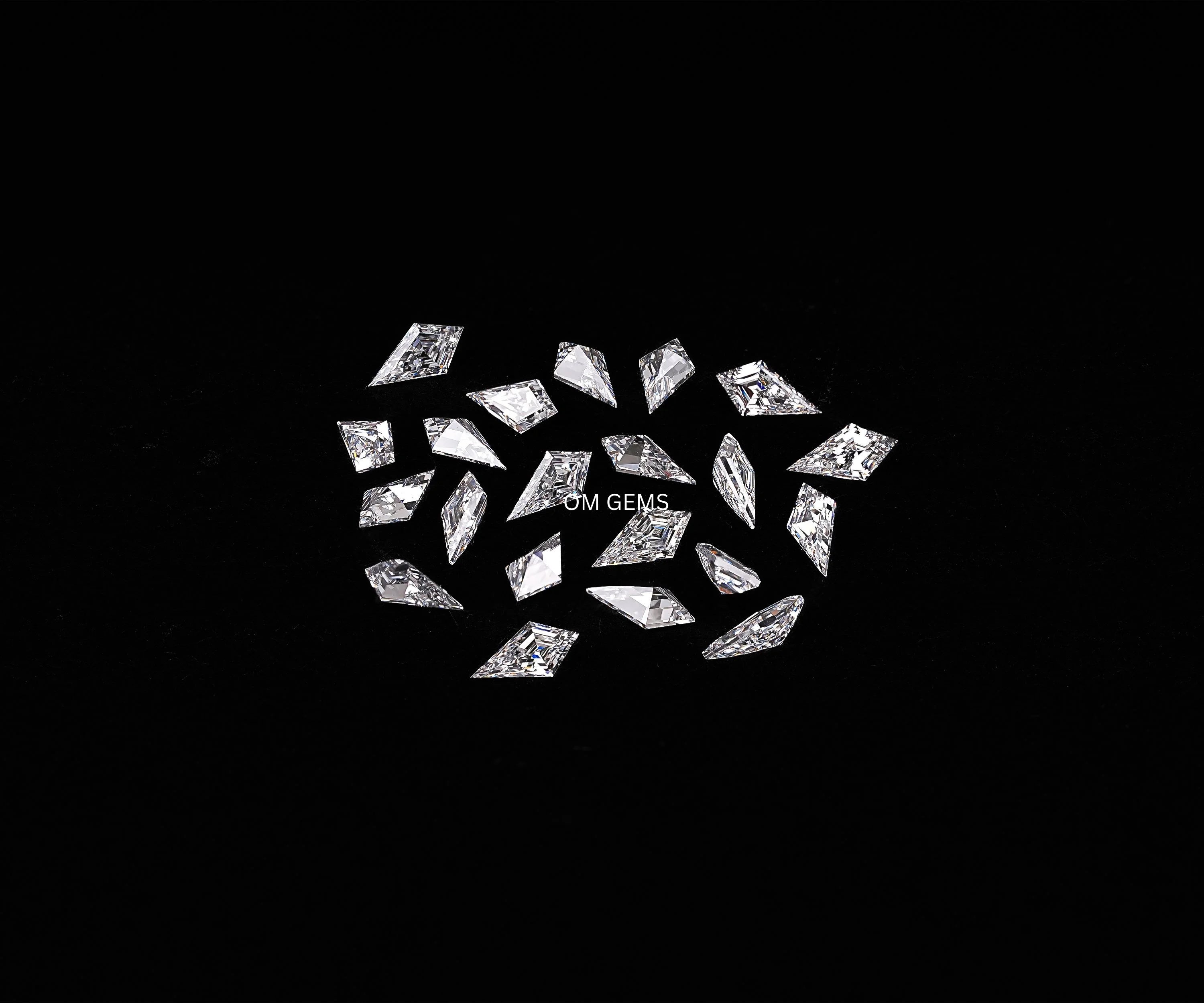 4.00 X 2.00 MM Kite Shaped Lab Grown Melee Diamond