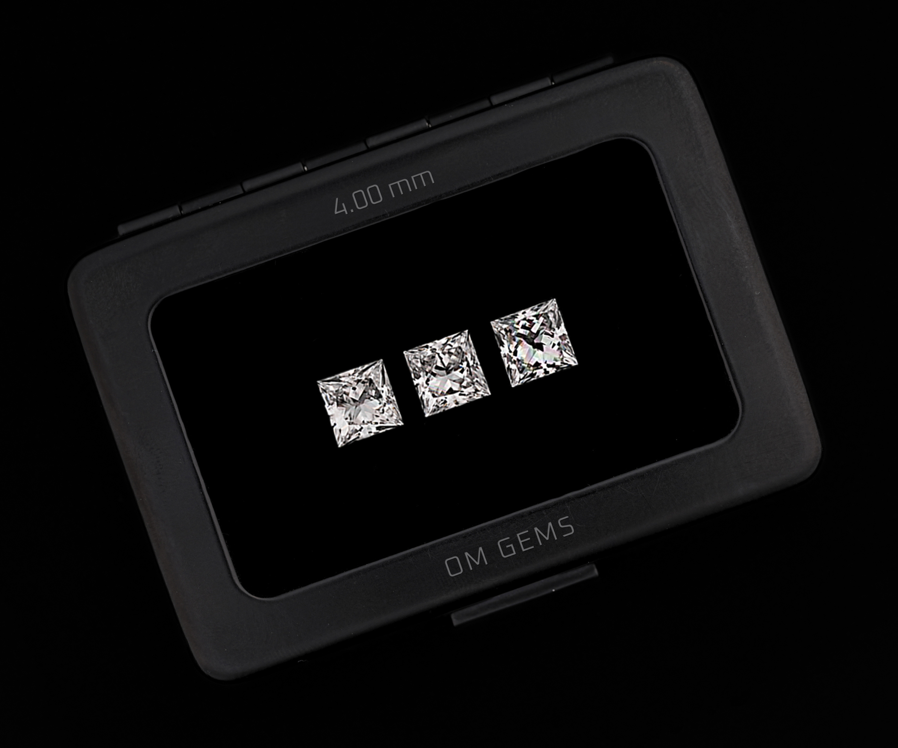 4.0 MM Princess Cut Loose Lab Grown Diamonds
