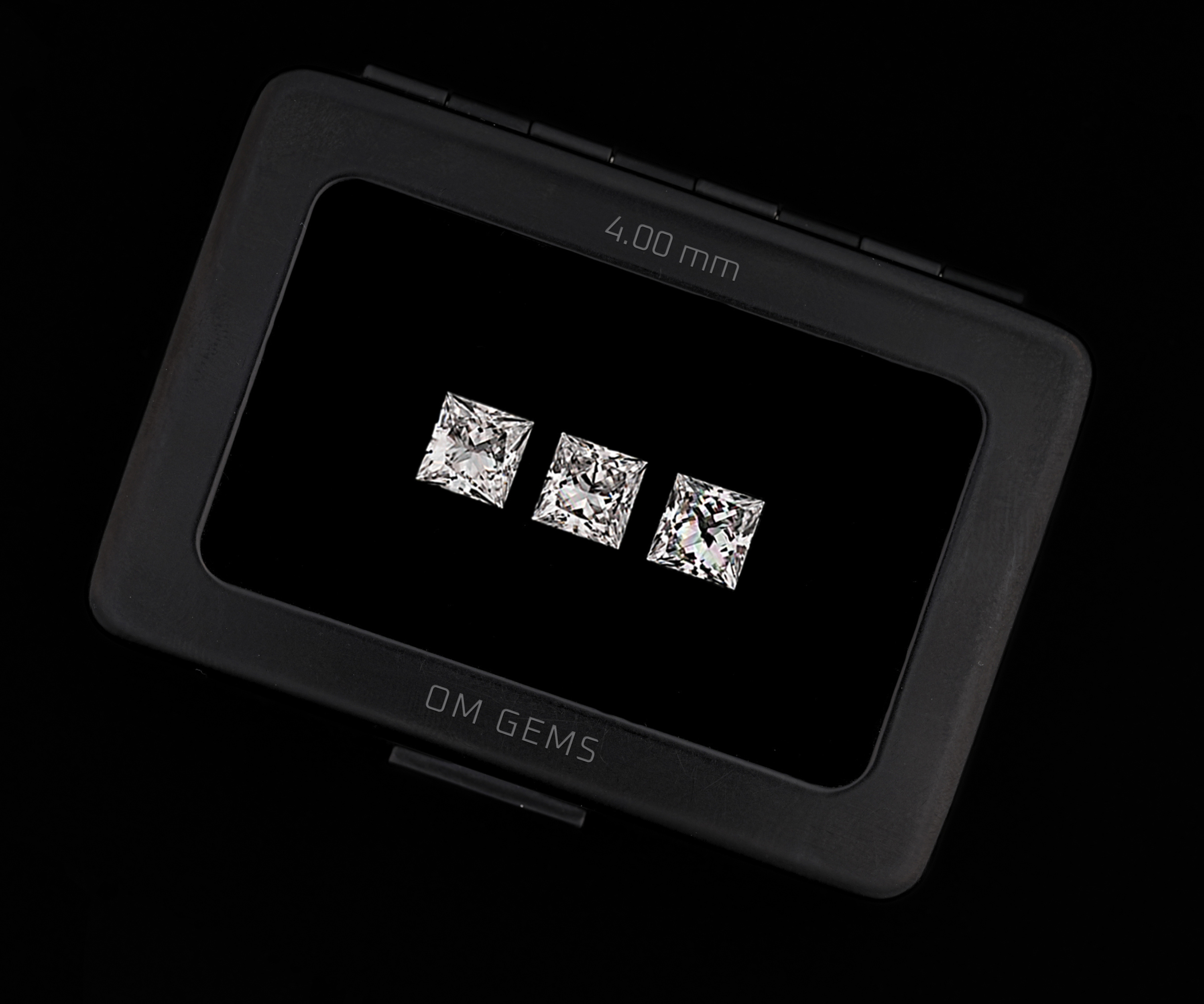4.0 MM Princess Cut Loose Lab Grown Diamonds