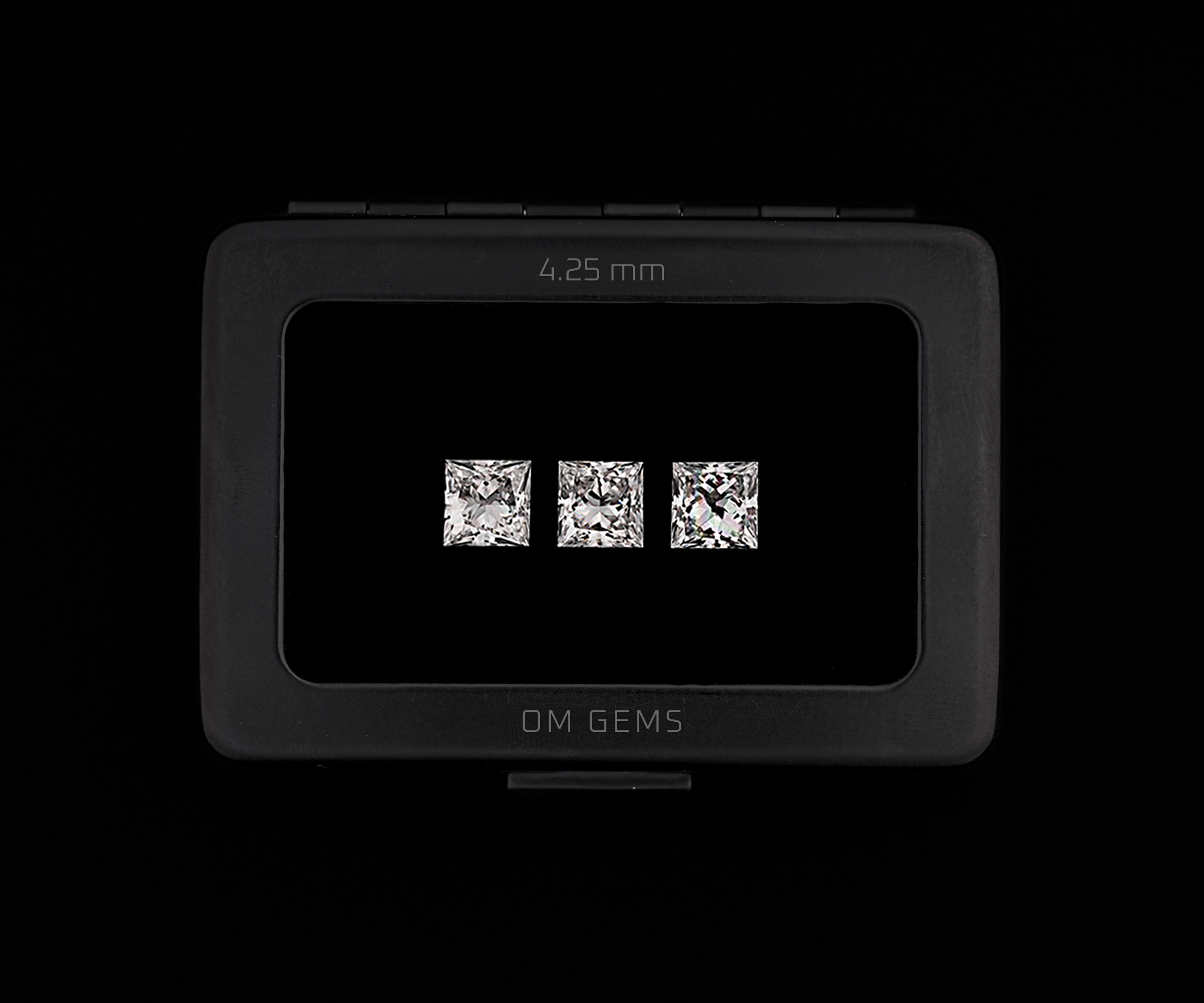 4.25 MM Princess Cut Lab Grown Loose Diamonds
