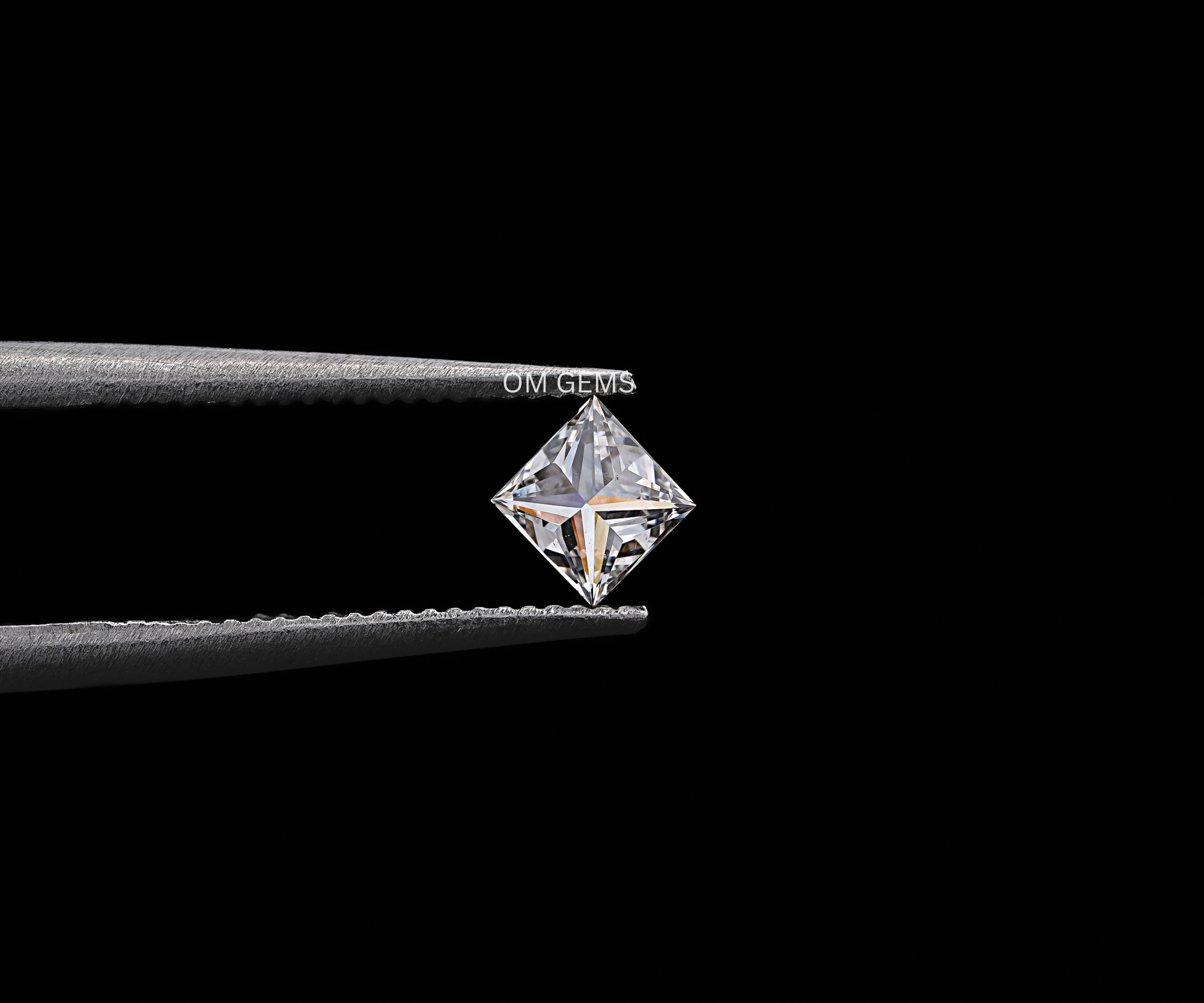 4.25 MM Princess Cut Lab Grown Loose Diamonds