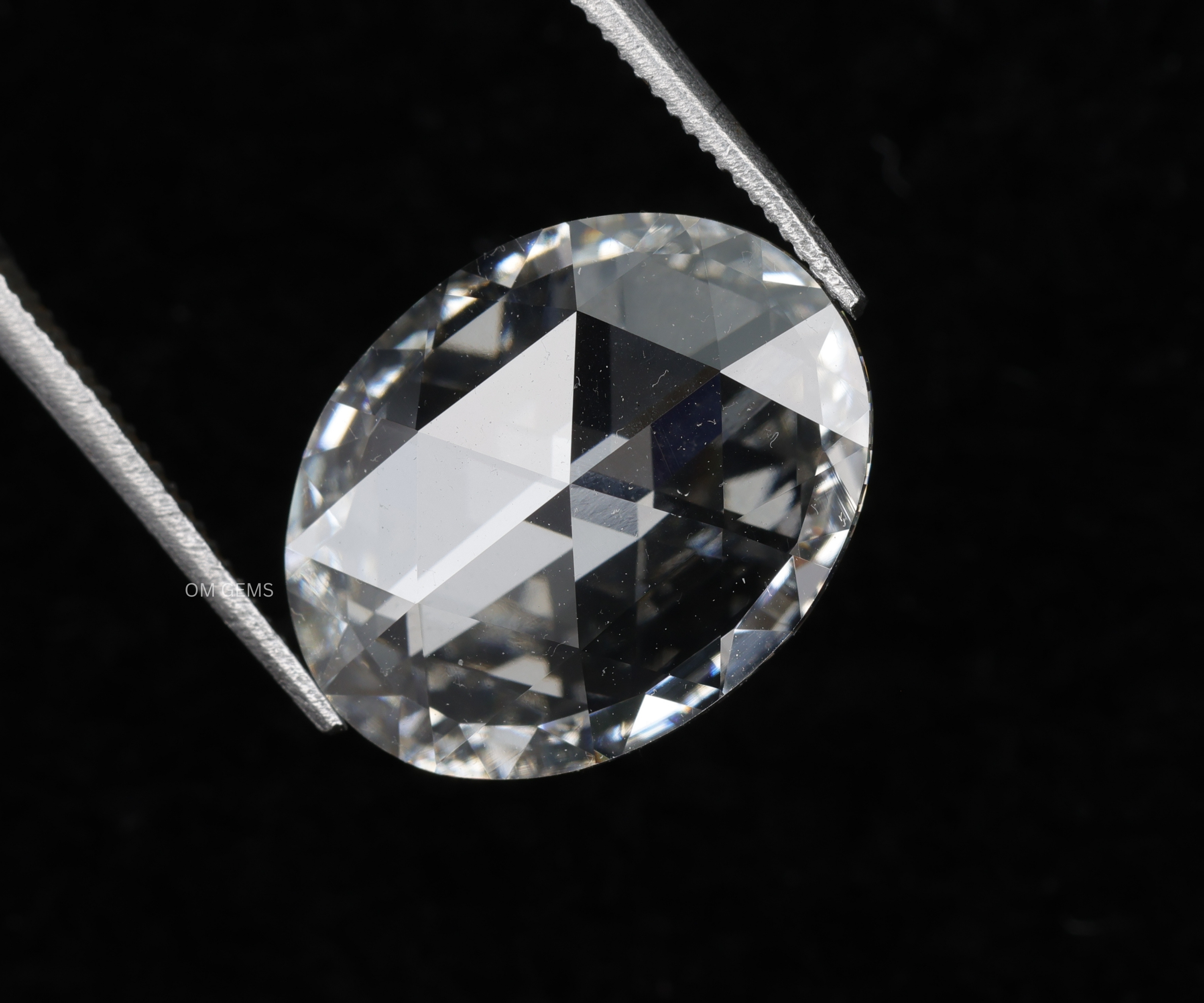 Oval Rose Cut Lab Grown Diamond
