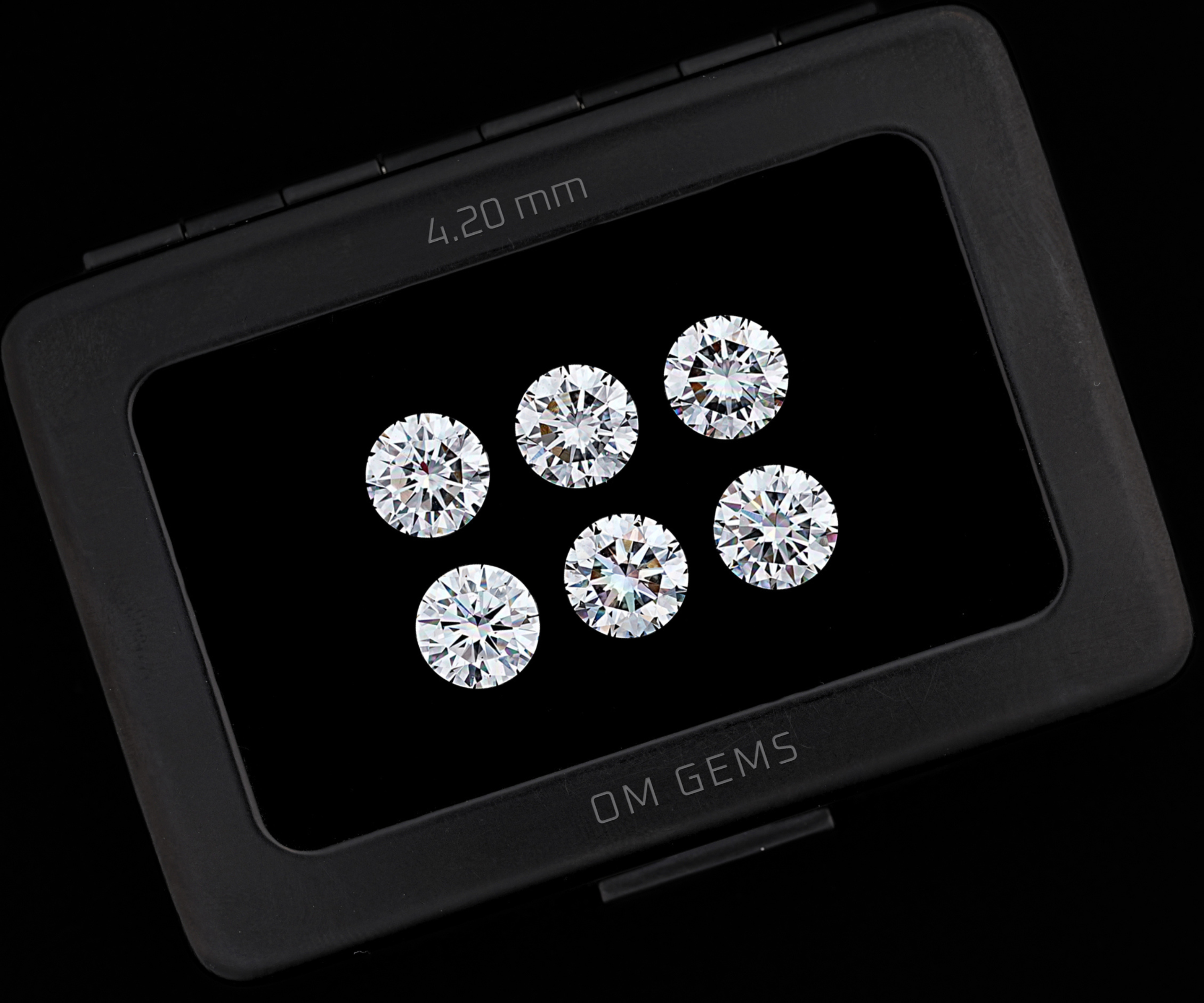 4.2MM Round Lab Grown Melee Diamonds